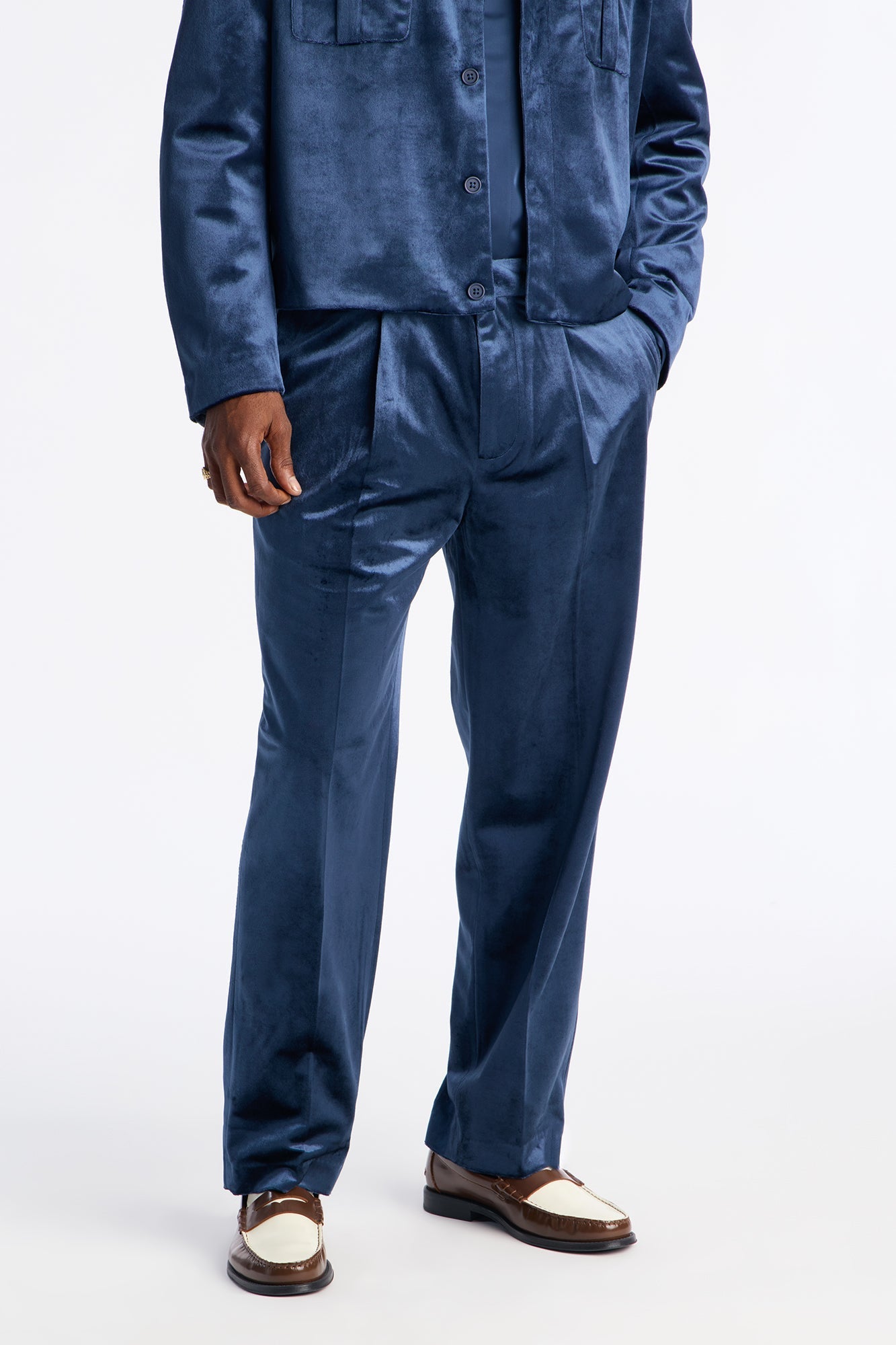 Straight Nimbus Celestine Trouser - Navy Fashion Nova