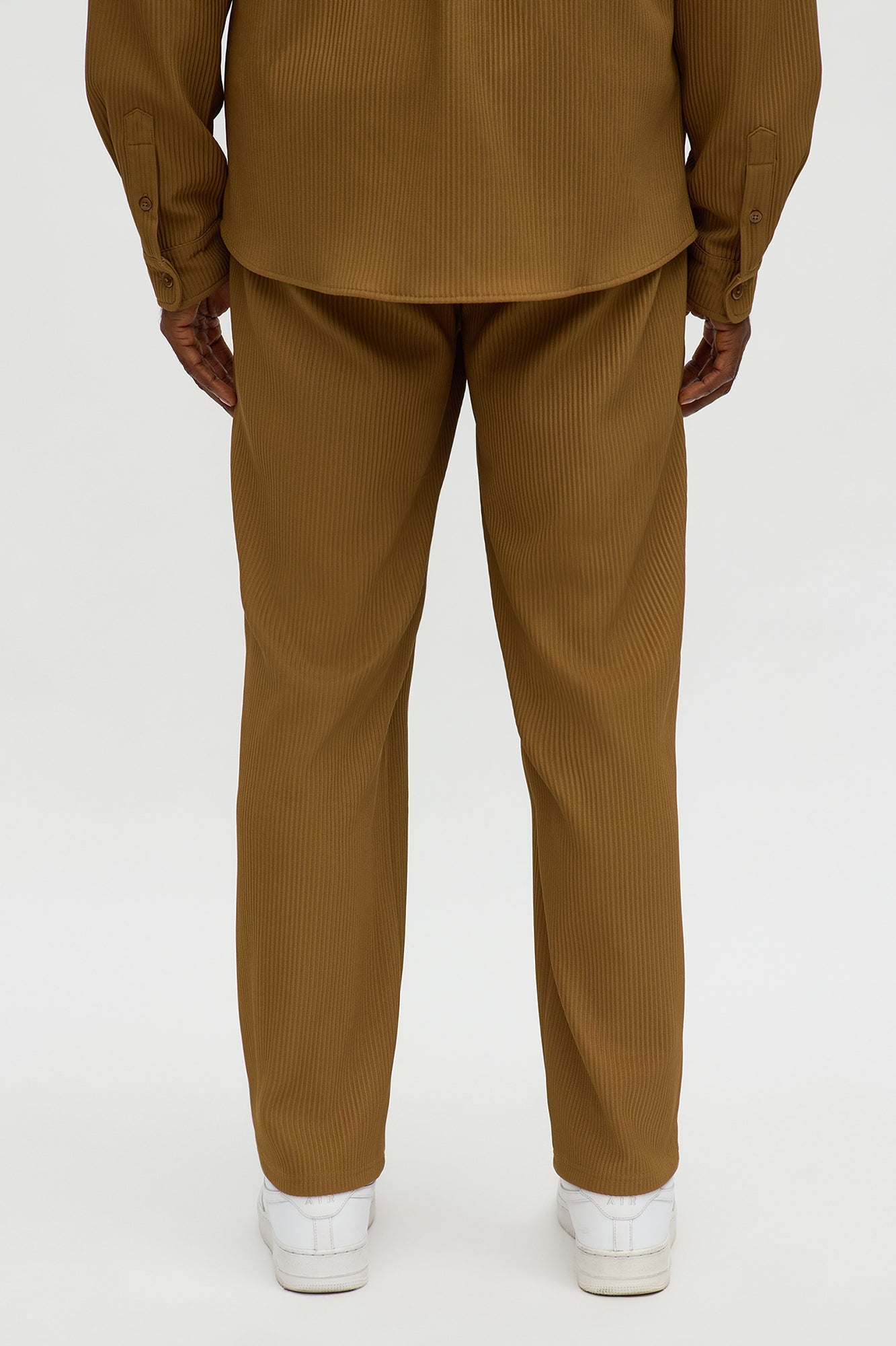 Straight Show Up Pant - Bronze Fashion Nova