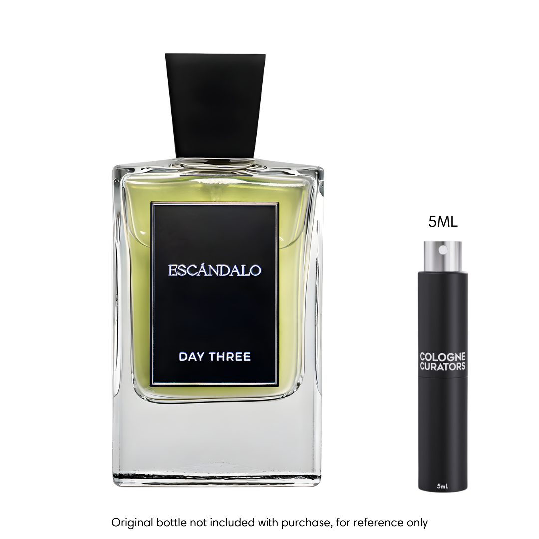 SAMPLE - Day Three Fragrances Escándalo Extrait