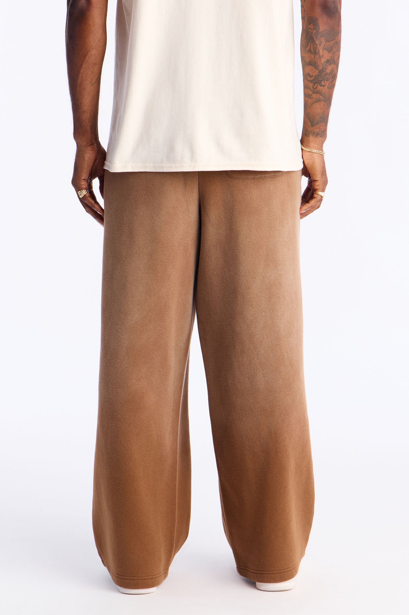 Wide Leg Carpenter Sweatpants - Brown Fashion Nova