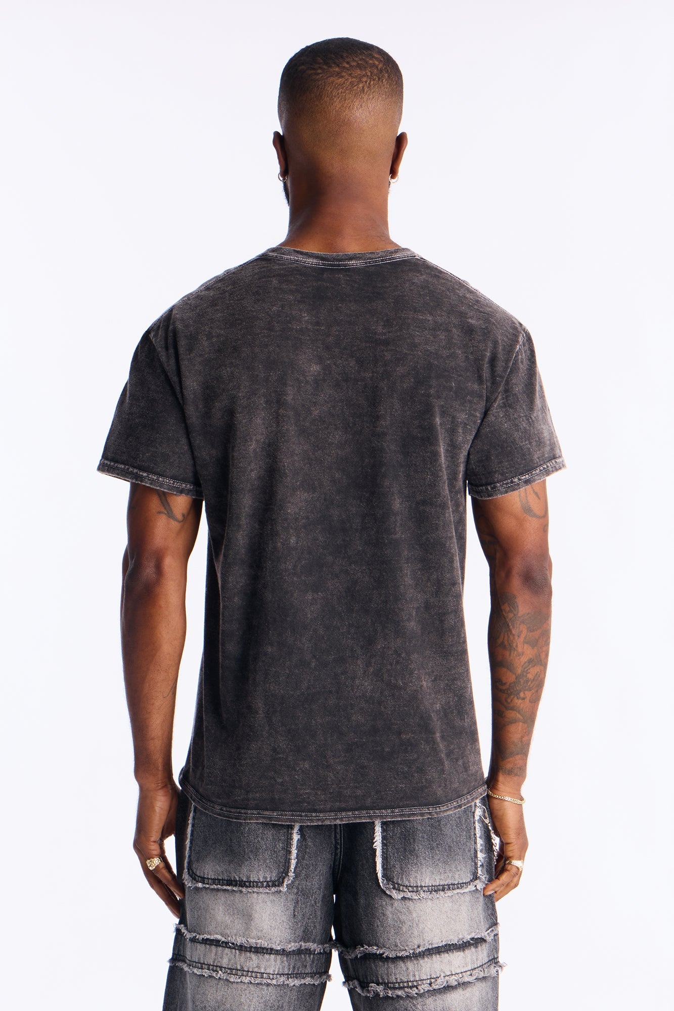 Snoopy Been Cool Vintage Wash Short Sleeve Tee - Black Wash Fashion Nova