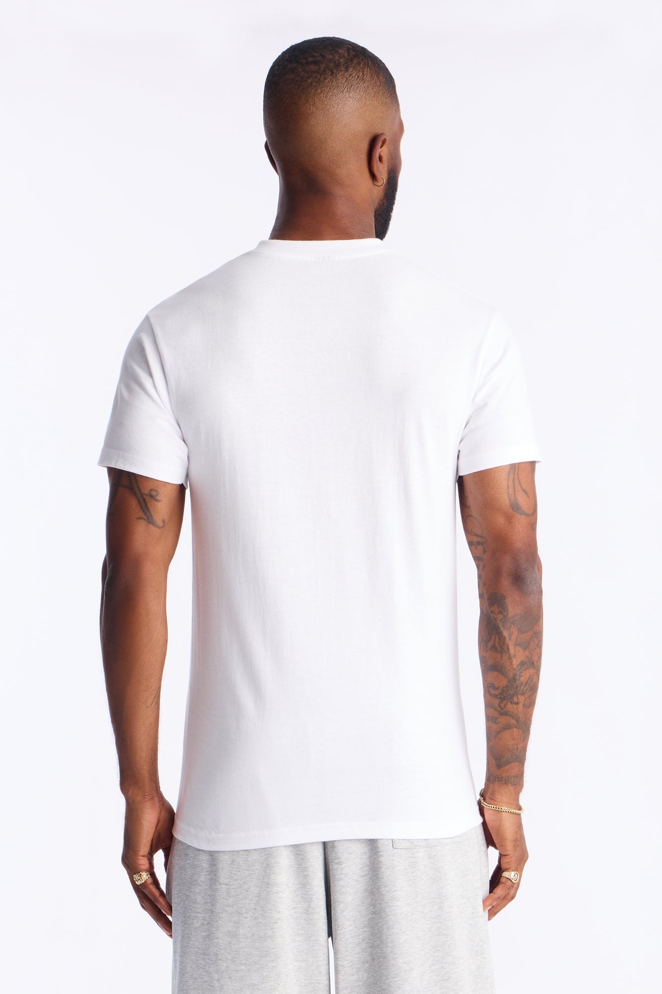 Holy Royal Cross Short Sleeve Tee - White Fashion Nova