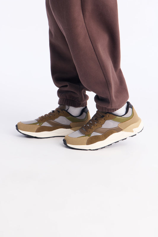 Every Move Trainer Sneaker - Brown/combo Fashion Nova