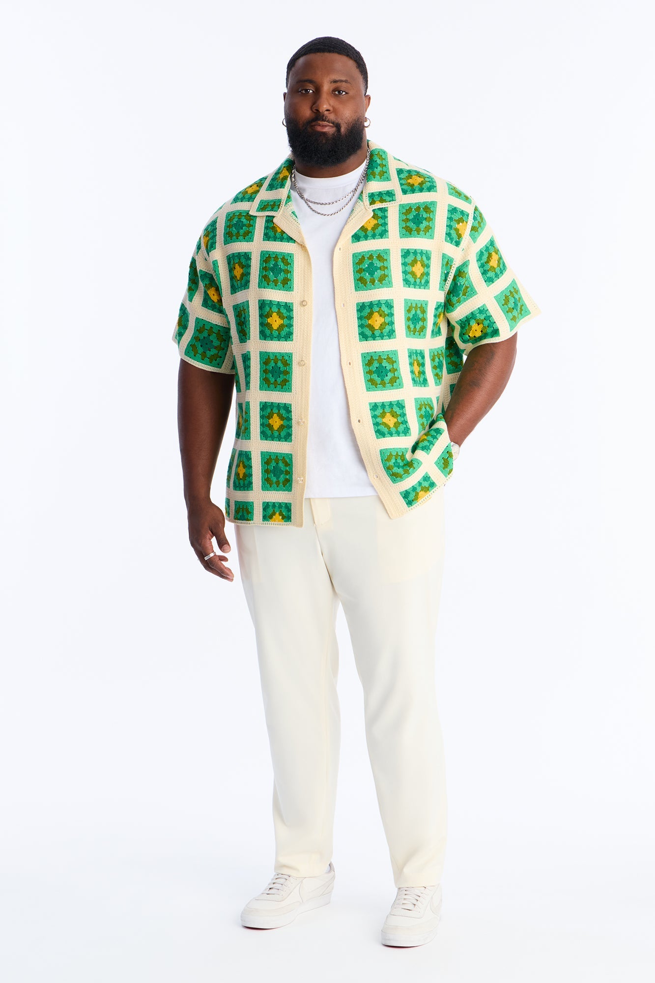 Nolan Textured Shirt - Green Fashion Nova