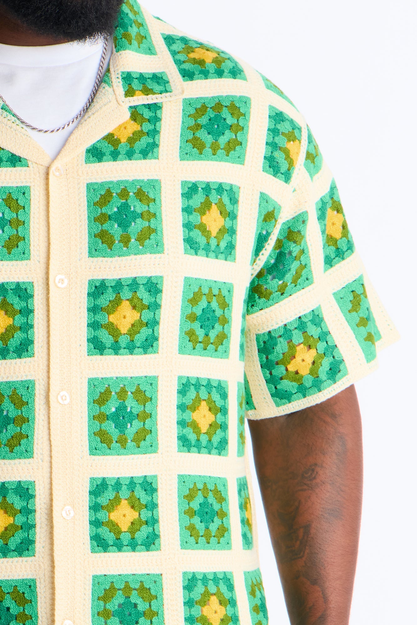 Nolan Textured Shirt - Green Fashion Nova
