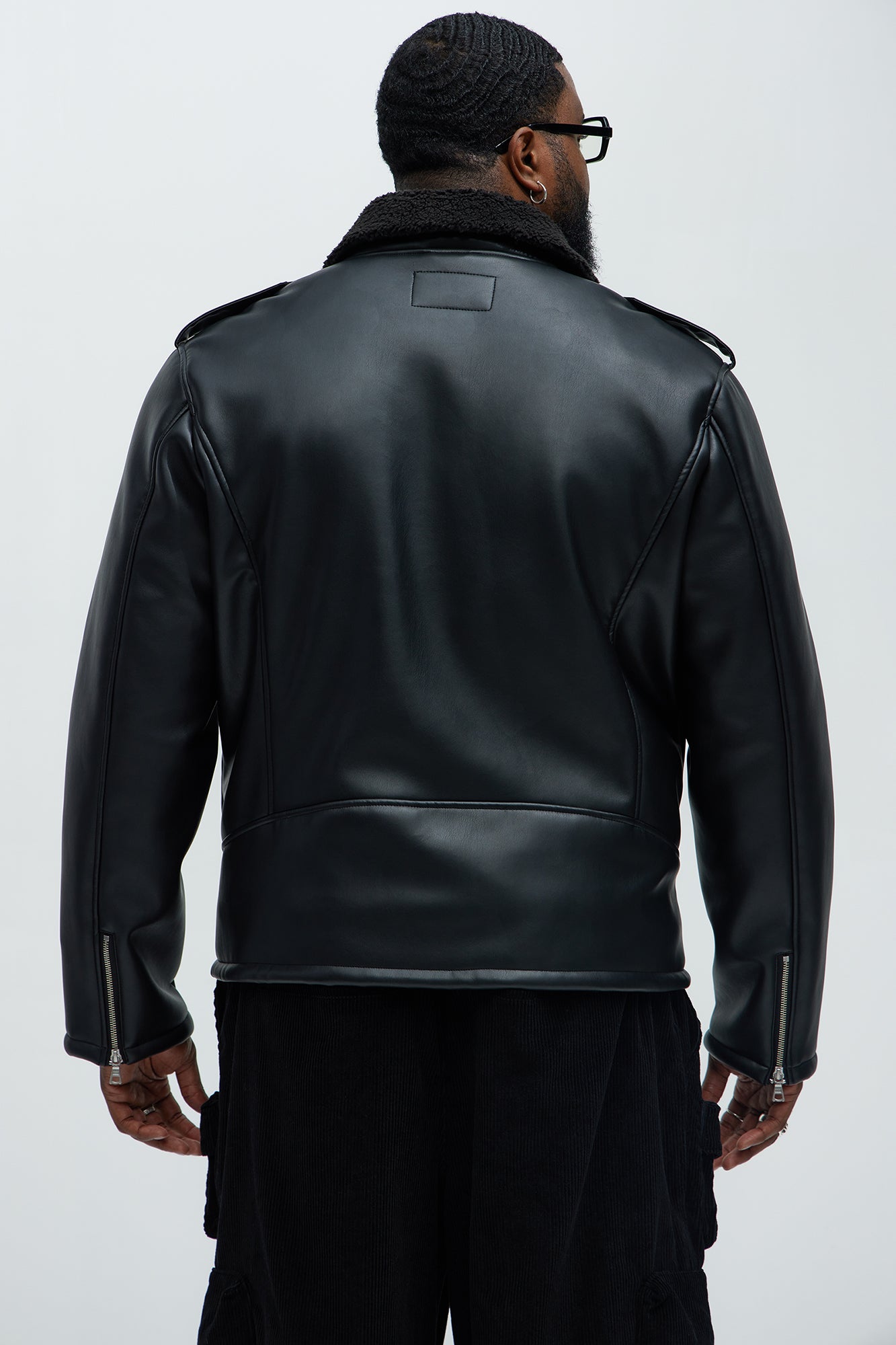 Knuckle Head Faux Leather Moto Jacket - Black Fashion Nova