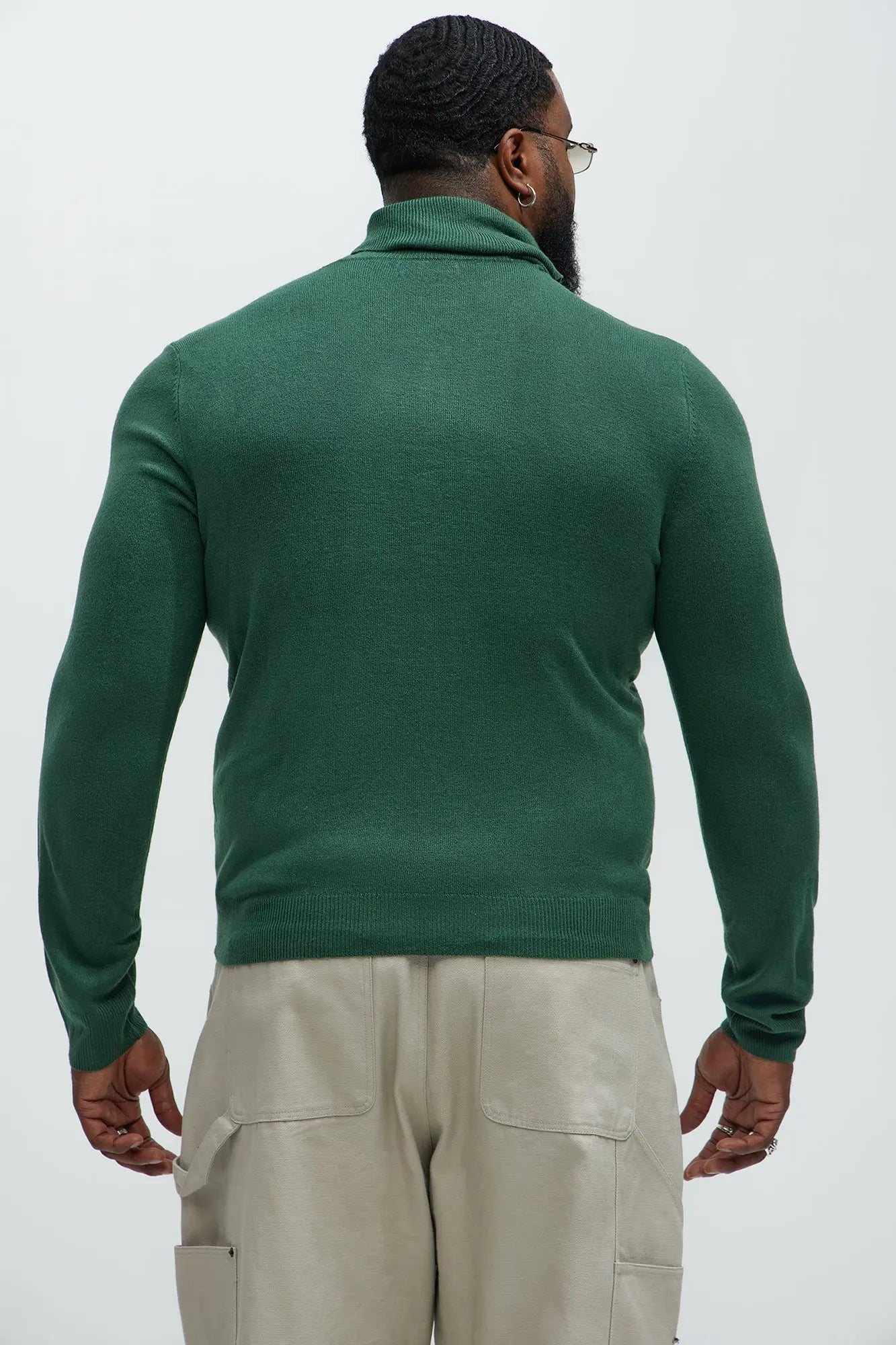 DeAngelo Turtleneck Sweater - Hunter Fashion Nova