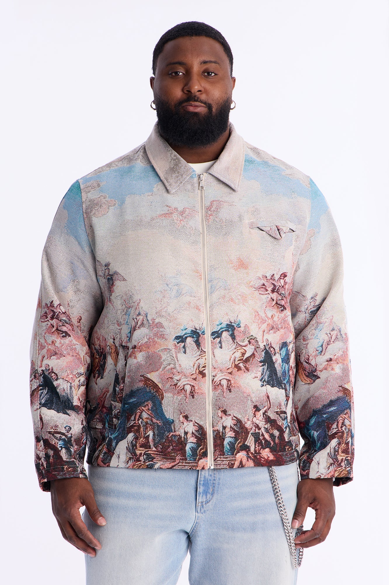 Renaissance Master Tapestry Work Jacket - Multi Color Fashion Nova