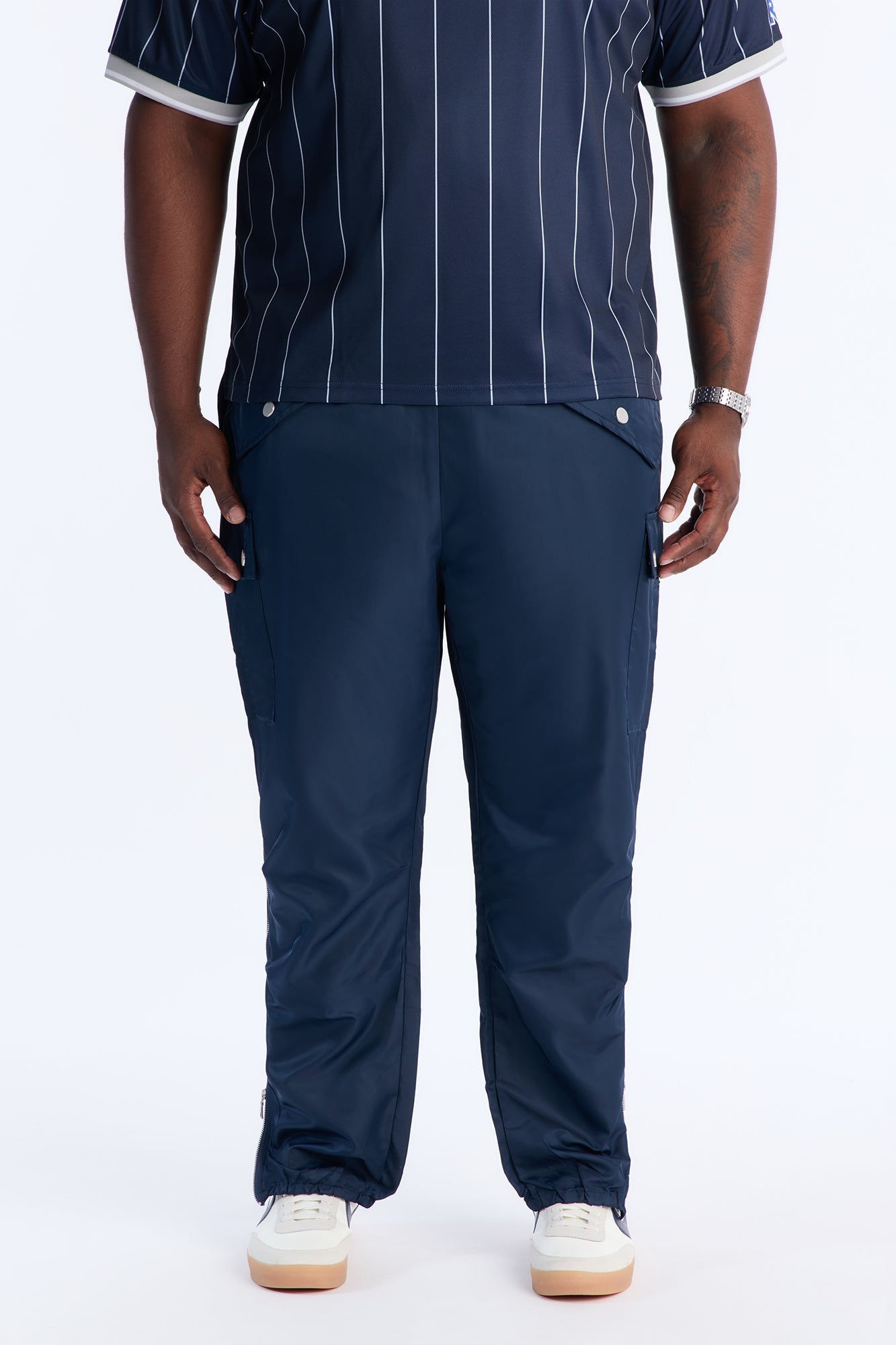 Slim Pocket Thesis Pant - Navy Fashion Nova