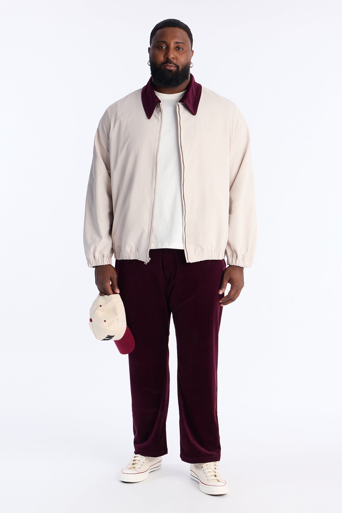 Straight Lincoln Park Textured Trouser - Burgundy Fashion Nova