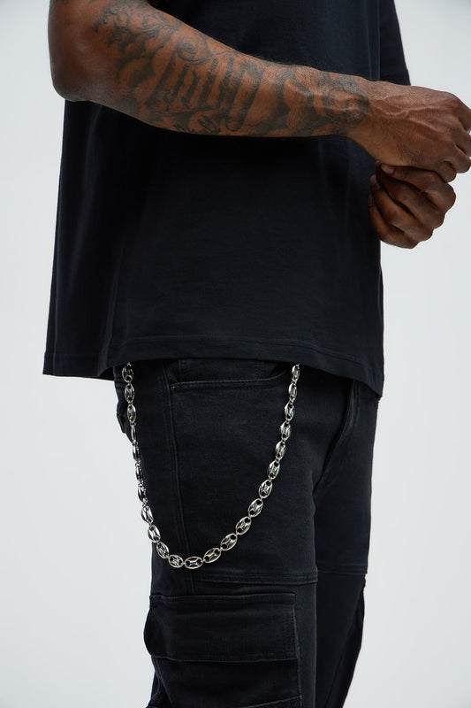 Crimson Pant Chain - Silver Fashion Nova