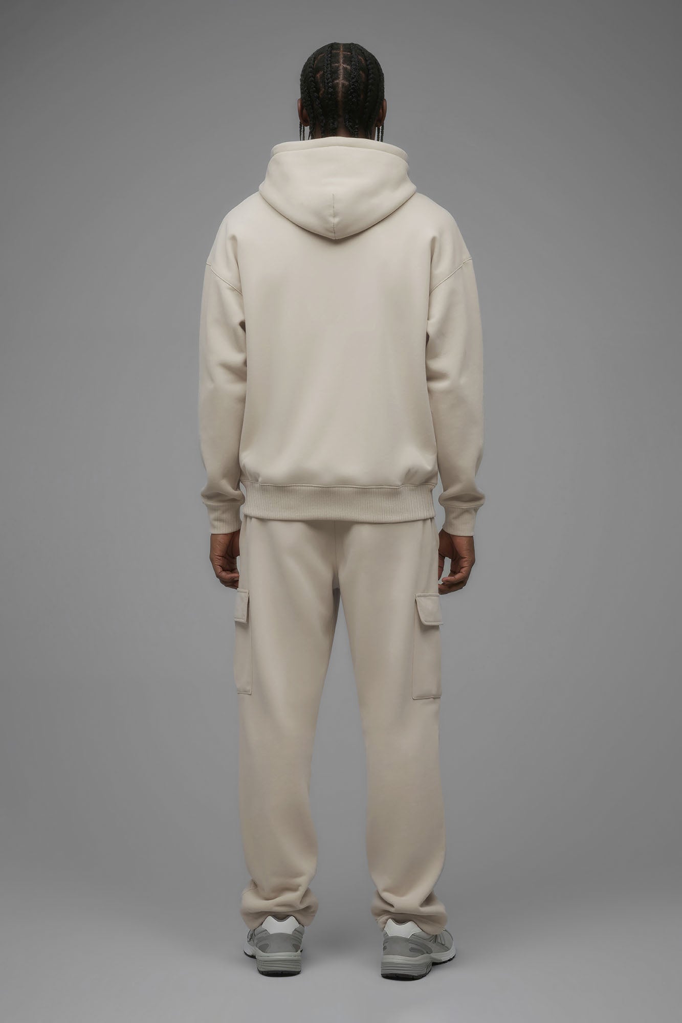 410 Oversized Zip Hoodie - Cream Fashion Nova
