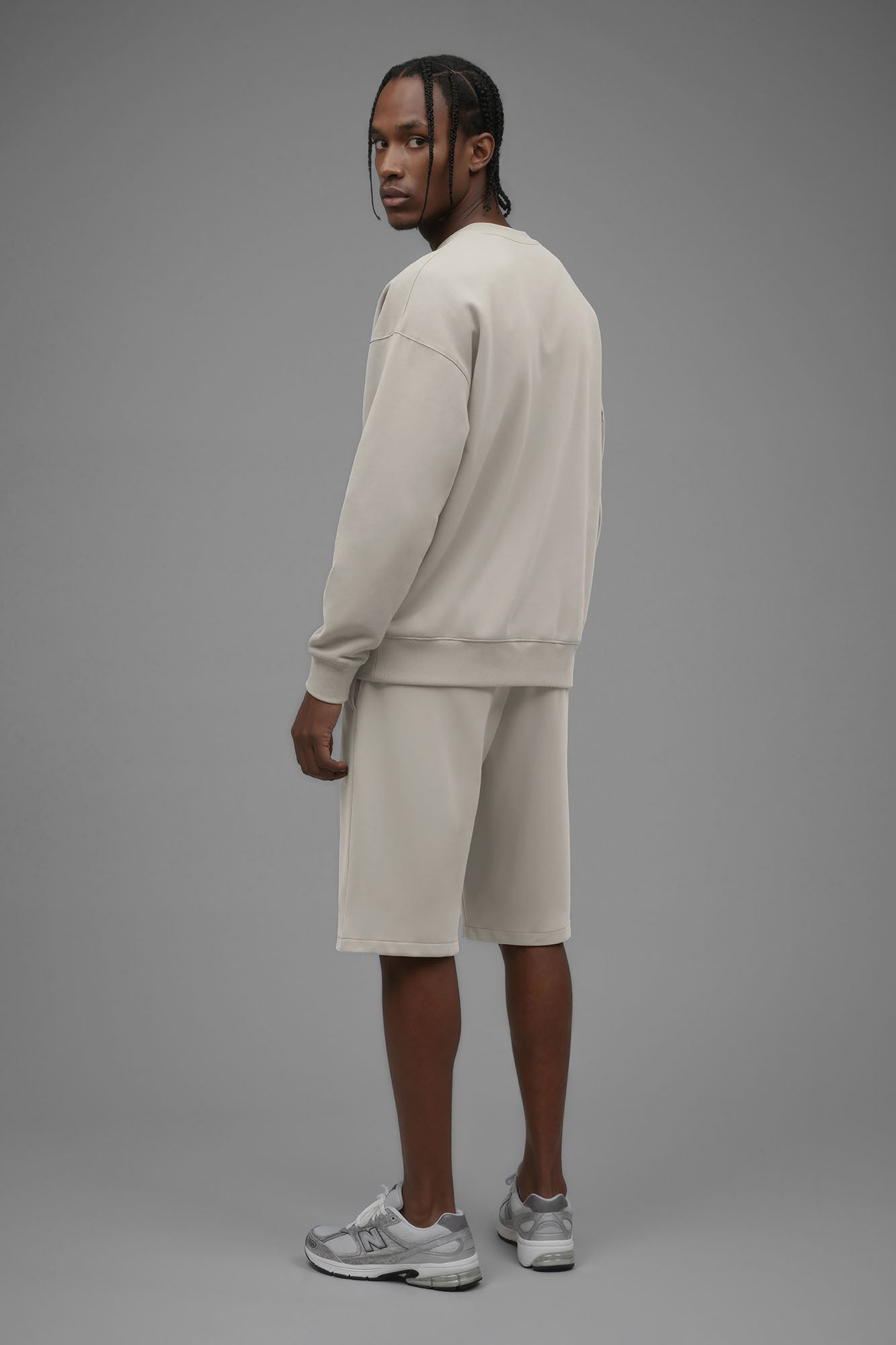 410 Baggy Shorts - Cream Fashion Nova