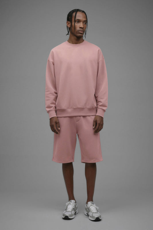 410 Oversized Crewneck - Pink Fashion Nova