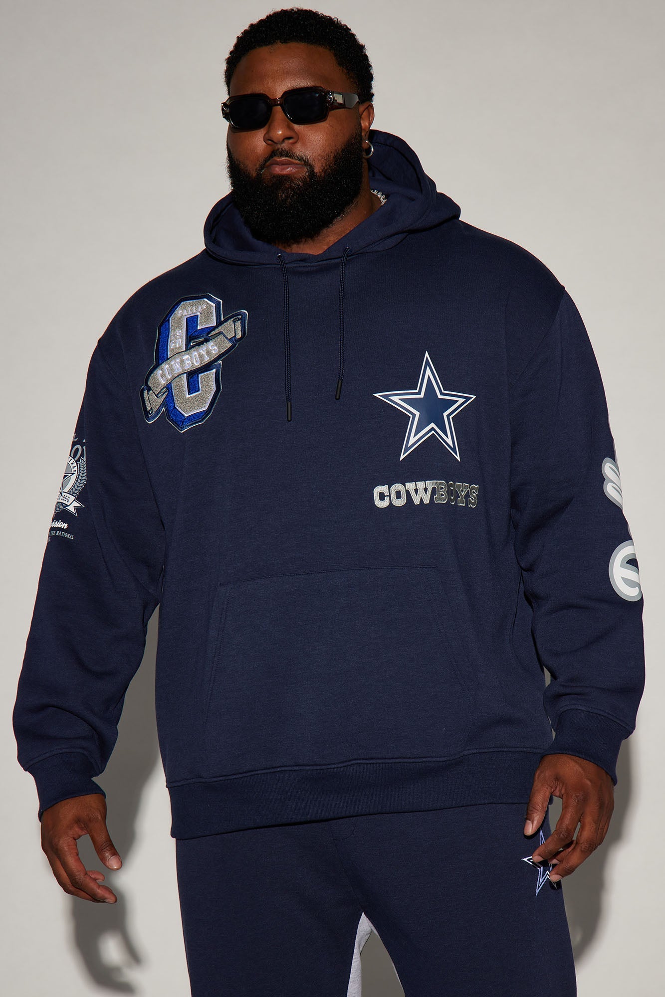 Cowboys Campus Hoodie - Navy Fashion Nova