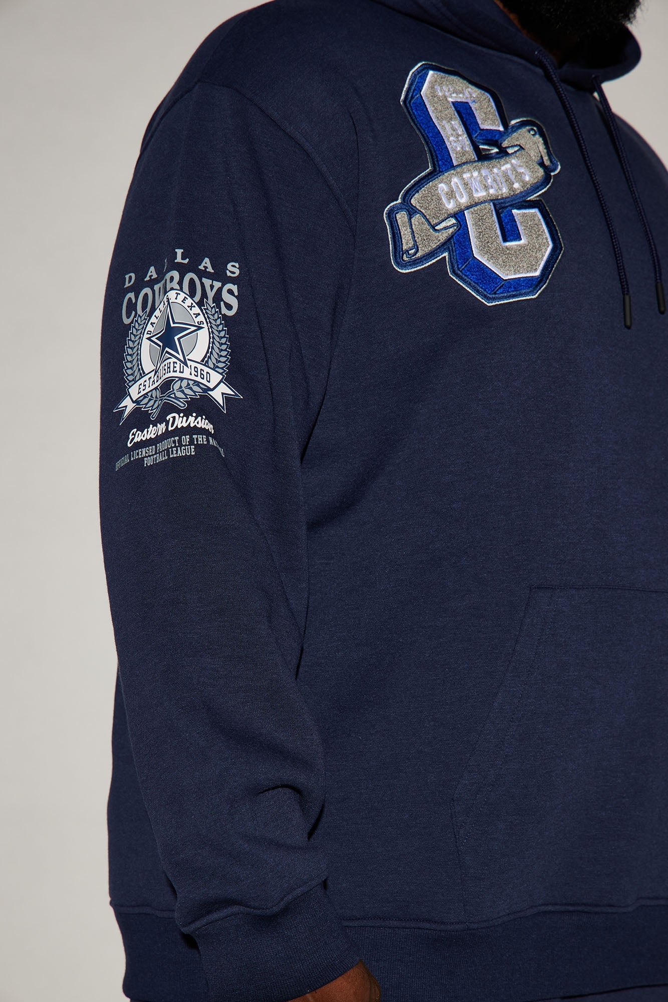 Cowboys Campus Hoodie - Navy Fashion Nova