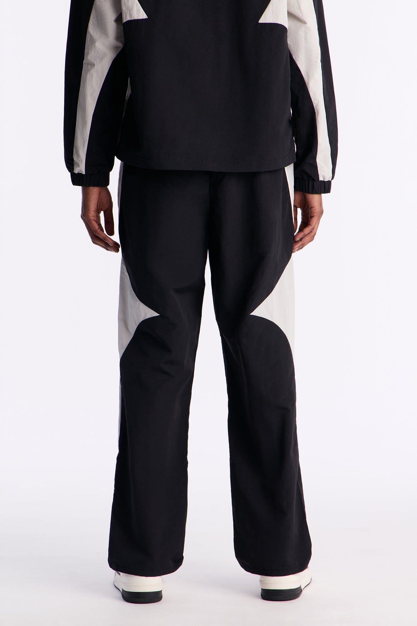 Straight Aura Coded Track Pant - Black Fashion Nova
