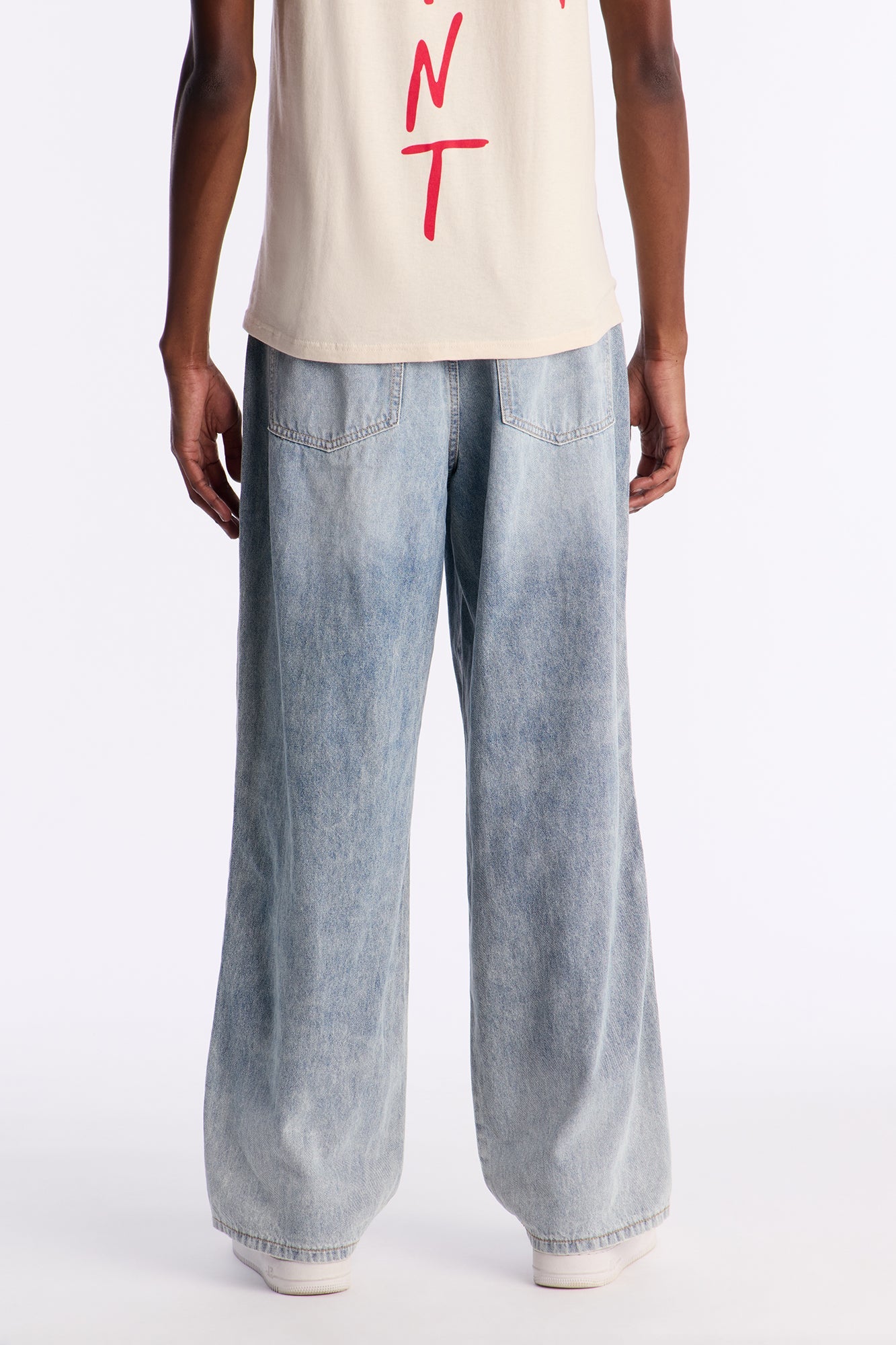 Baggy Decon Structured Jean - Light Blue Wash Fashion Nova