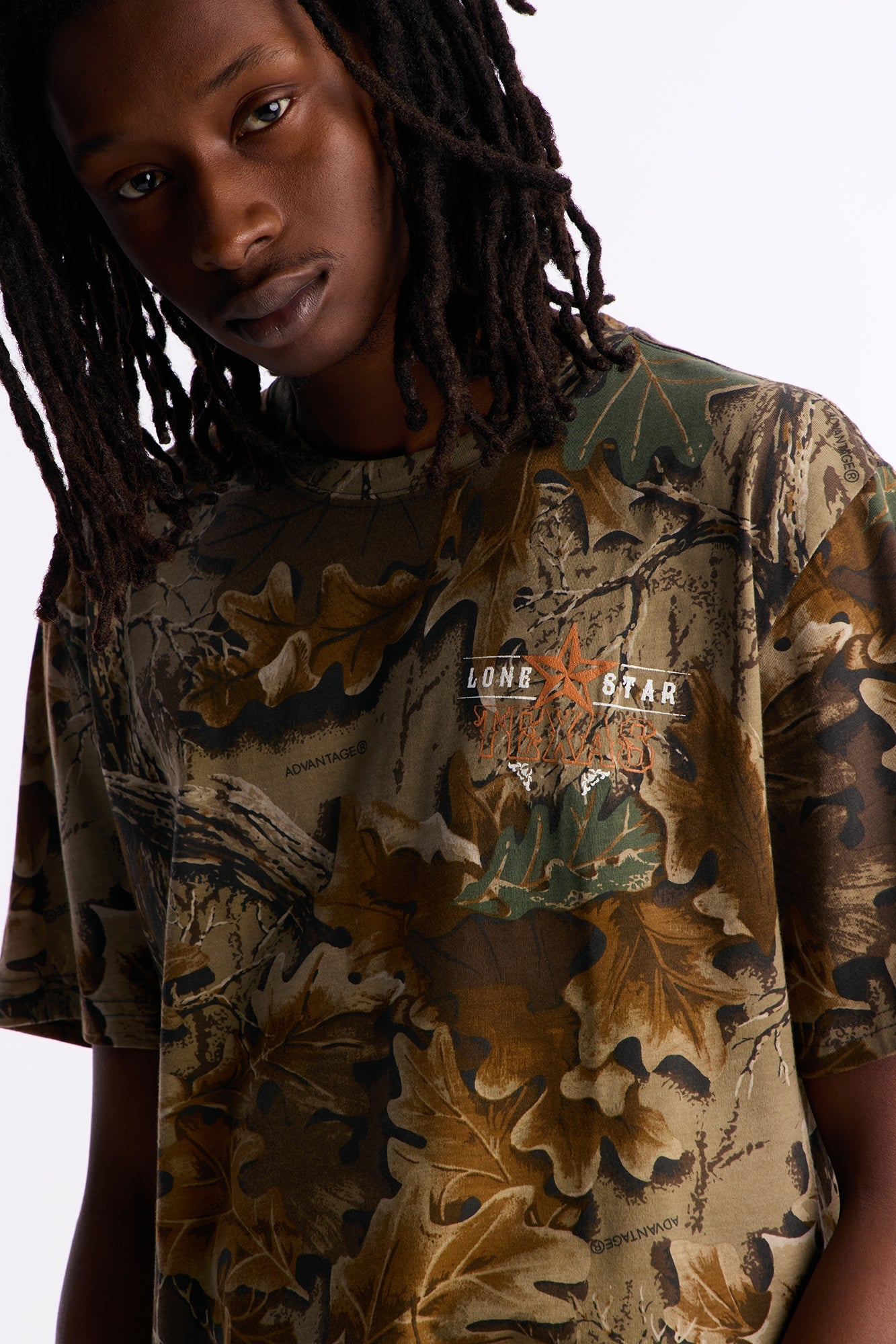 Lone Star Brewery Short Sleeve Tee - Camouflage Fashion Nova