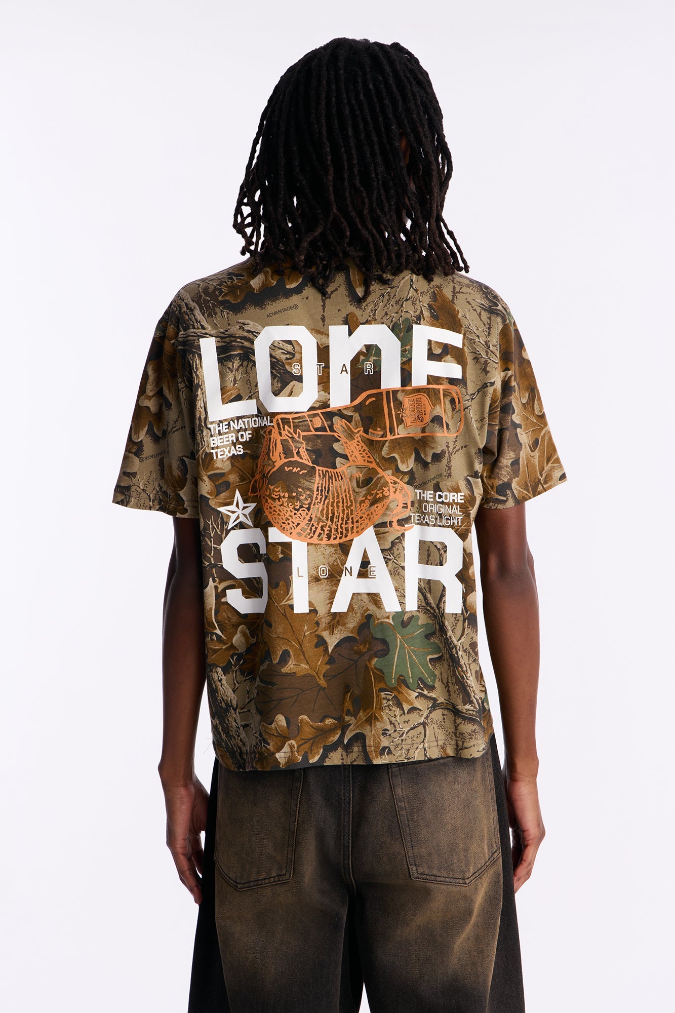 Lone Star Brewery Short Sleeve Tee - Camouflage Fashion Nova