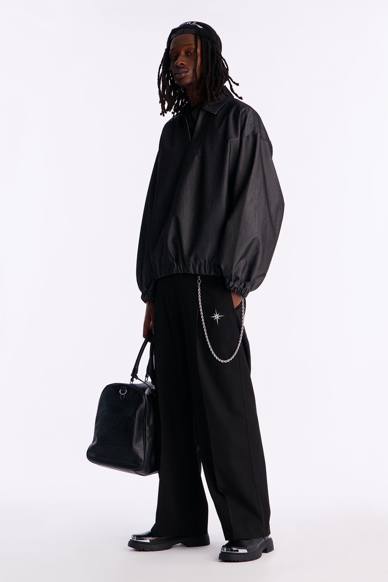 Relaxed Bold Flow Jacket - Charcoal Fashion Nova