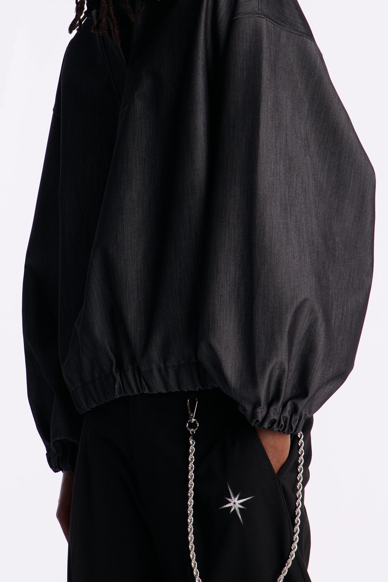 Relaxed Bold Flow Jacket - Charcoal Fashion Nova