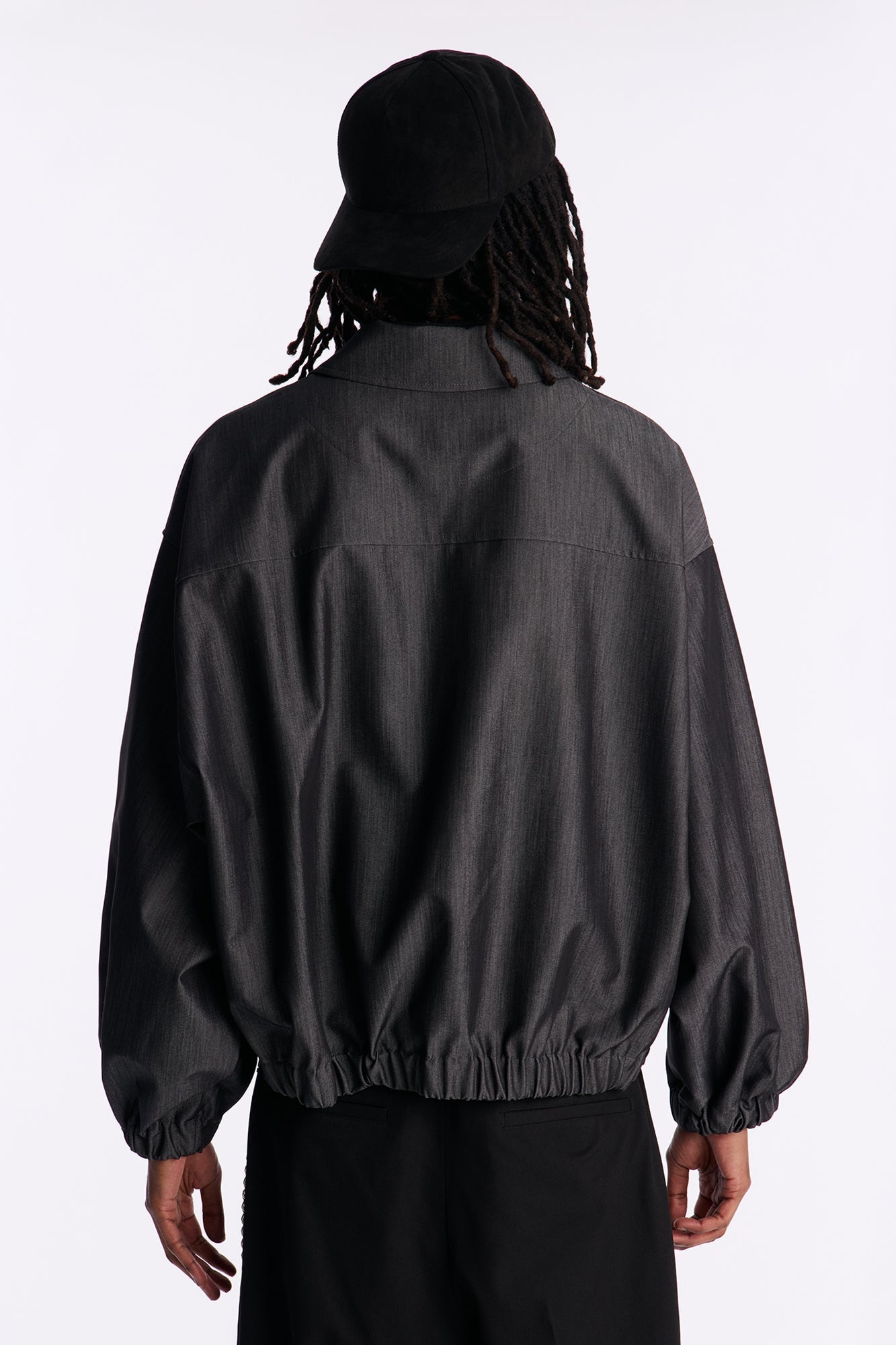 Relaxed Bold Flow Jacket - Charcoal Fashion Nova