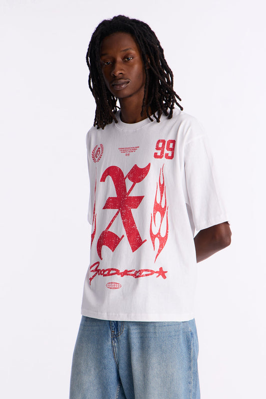 Goodkid Boxy Short Sleeve Tee - White Fashion Nova