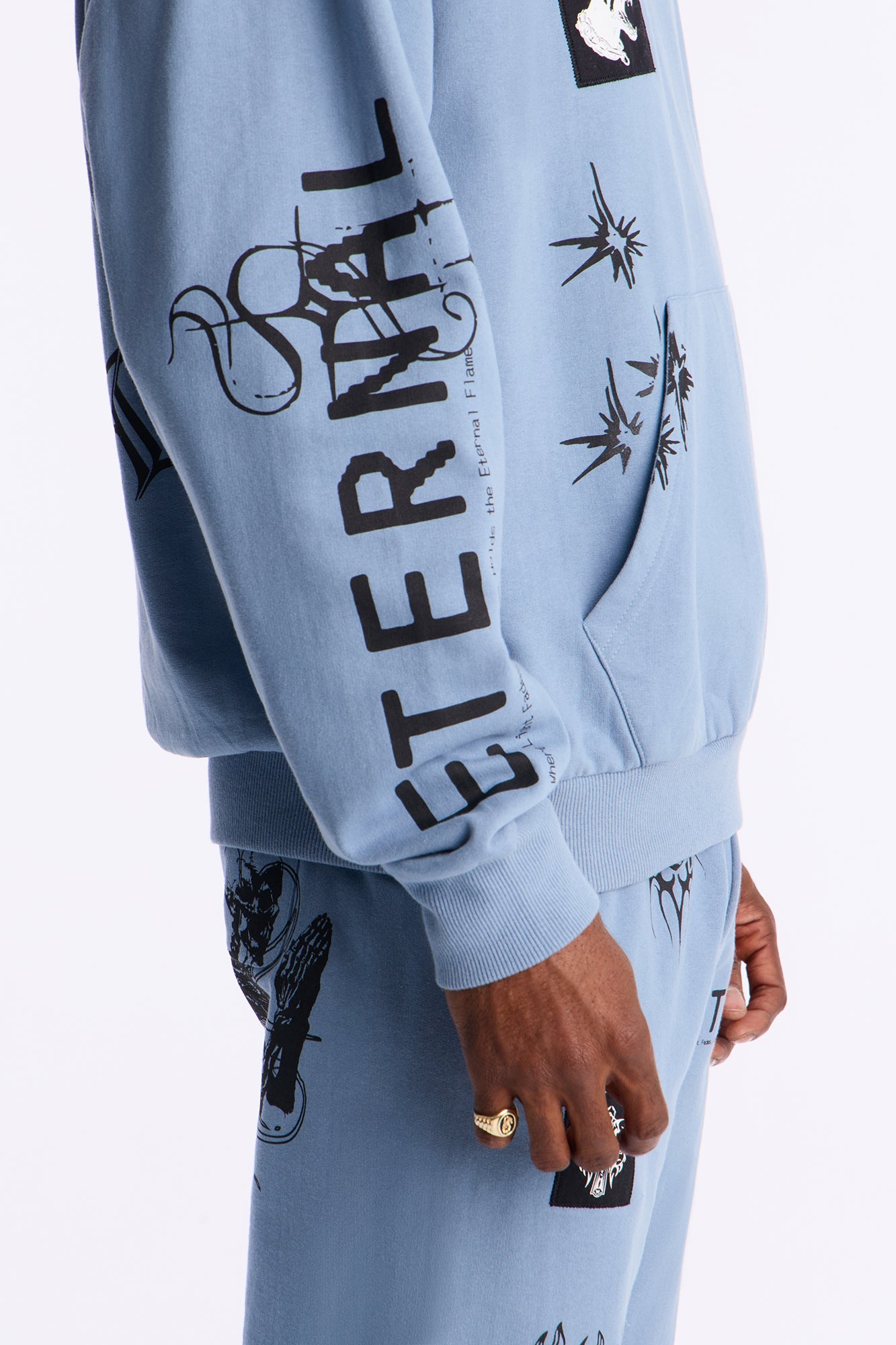 Sacred Energy Hoodie - Blue Fashion Nova