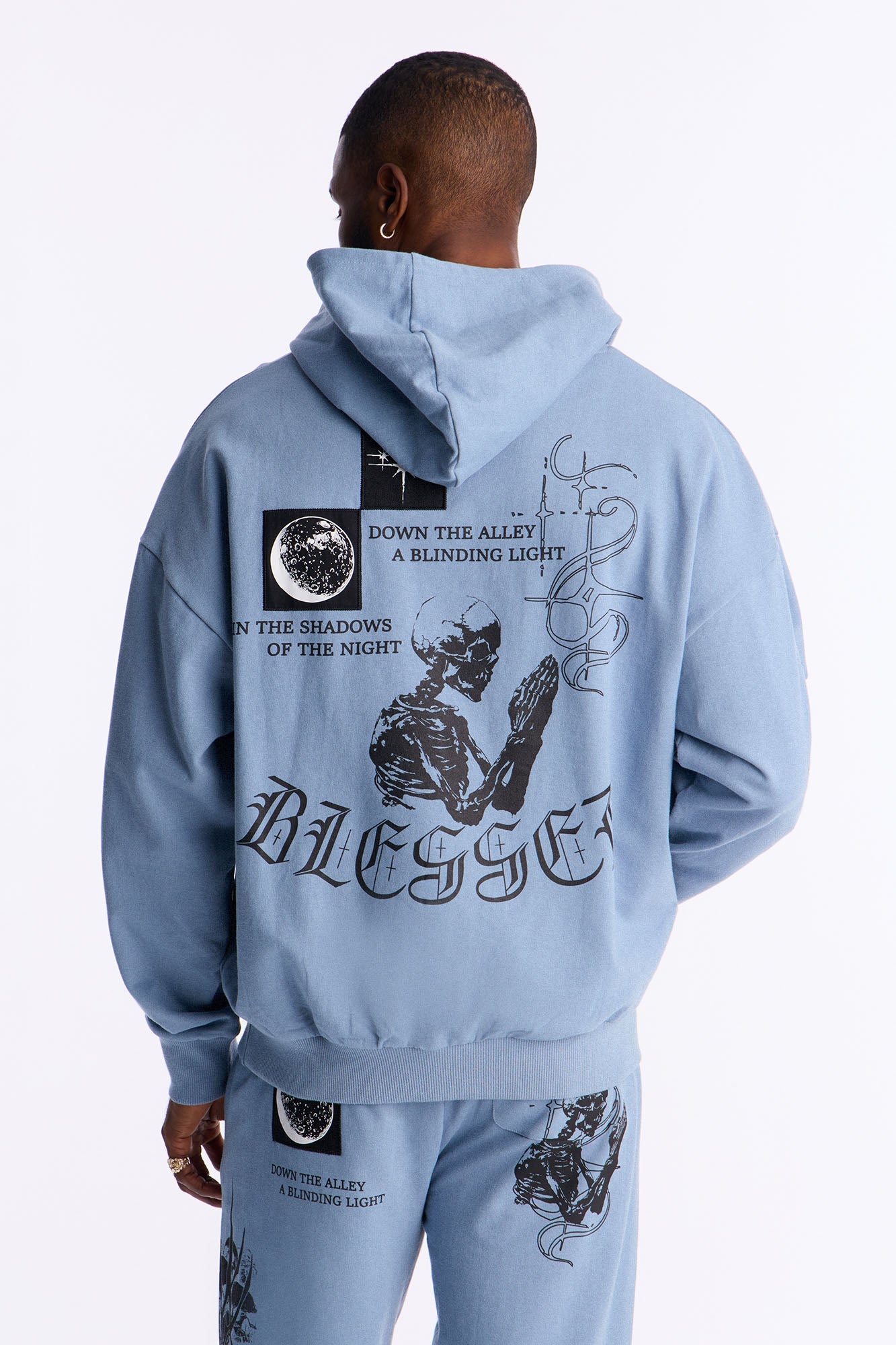 Sacred Energy Hoodie - Blue Fashion Nova