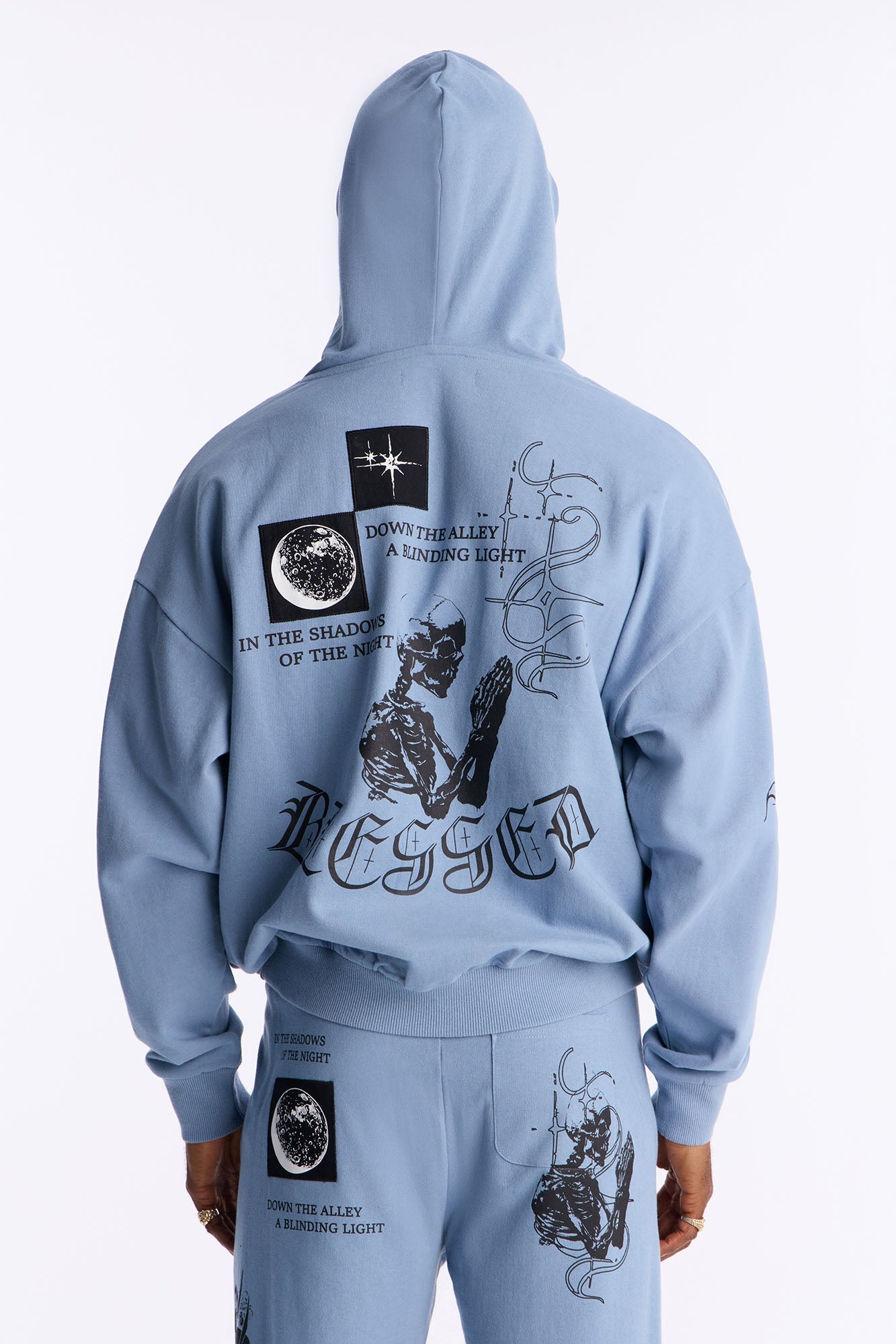 Sacred Energy Hoodie - Blue Fashion Nova