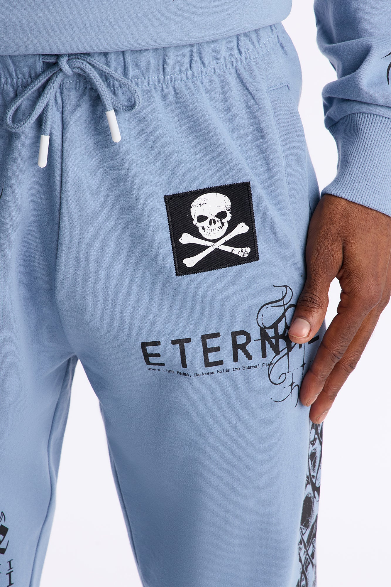 Sacred Energy Sweatpants - Blue Fashion Nova