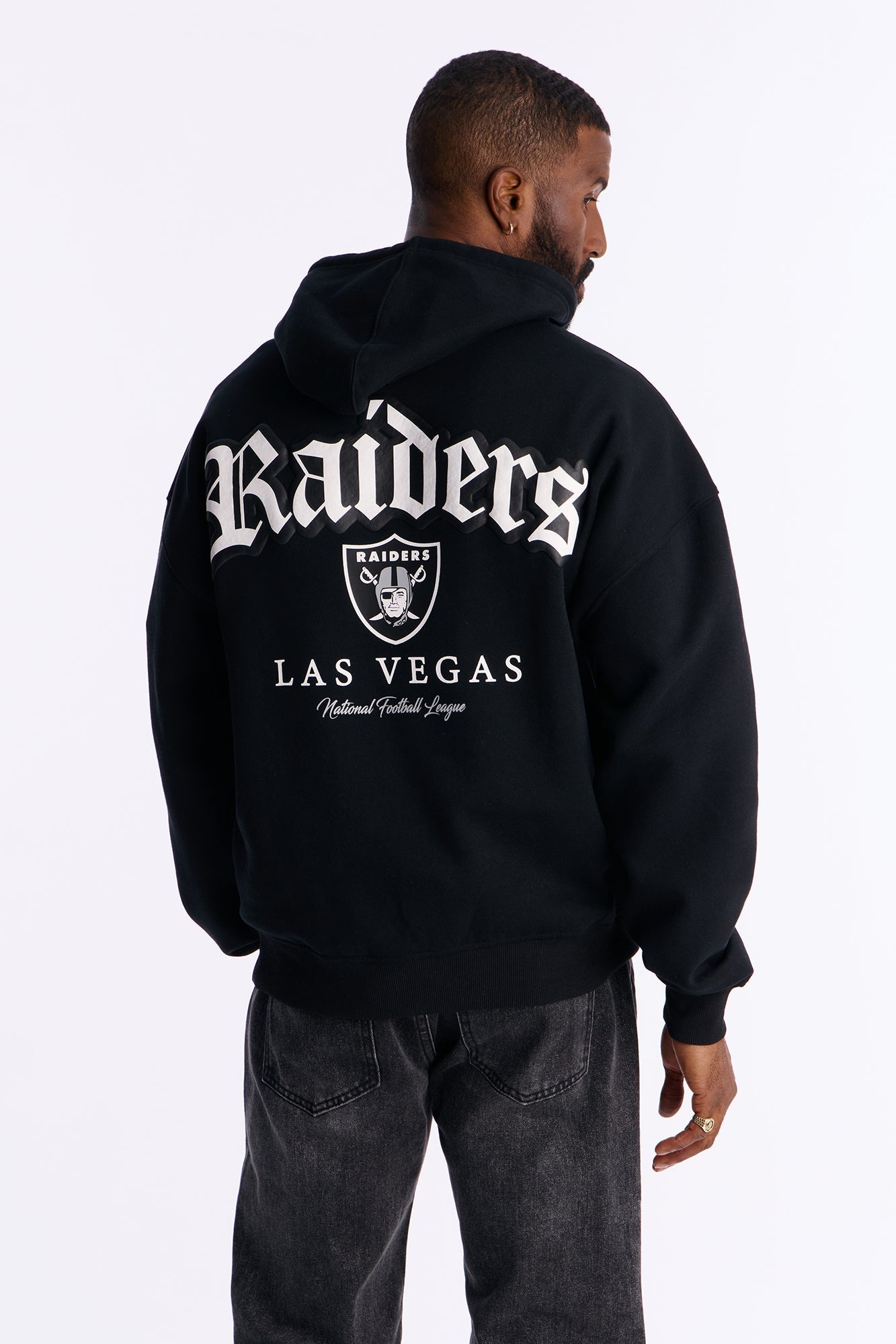 Raiders Original English Hoodie - Black Fashion Nova
