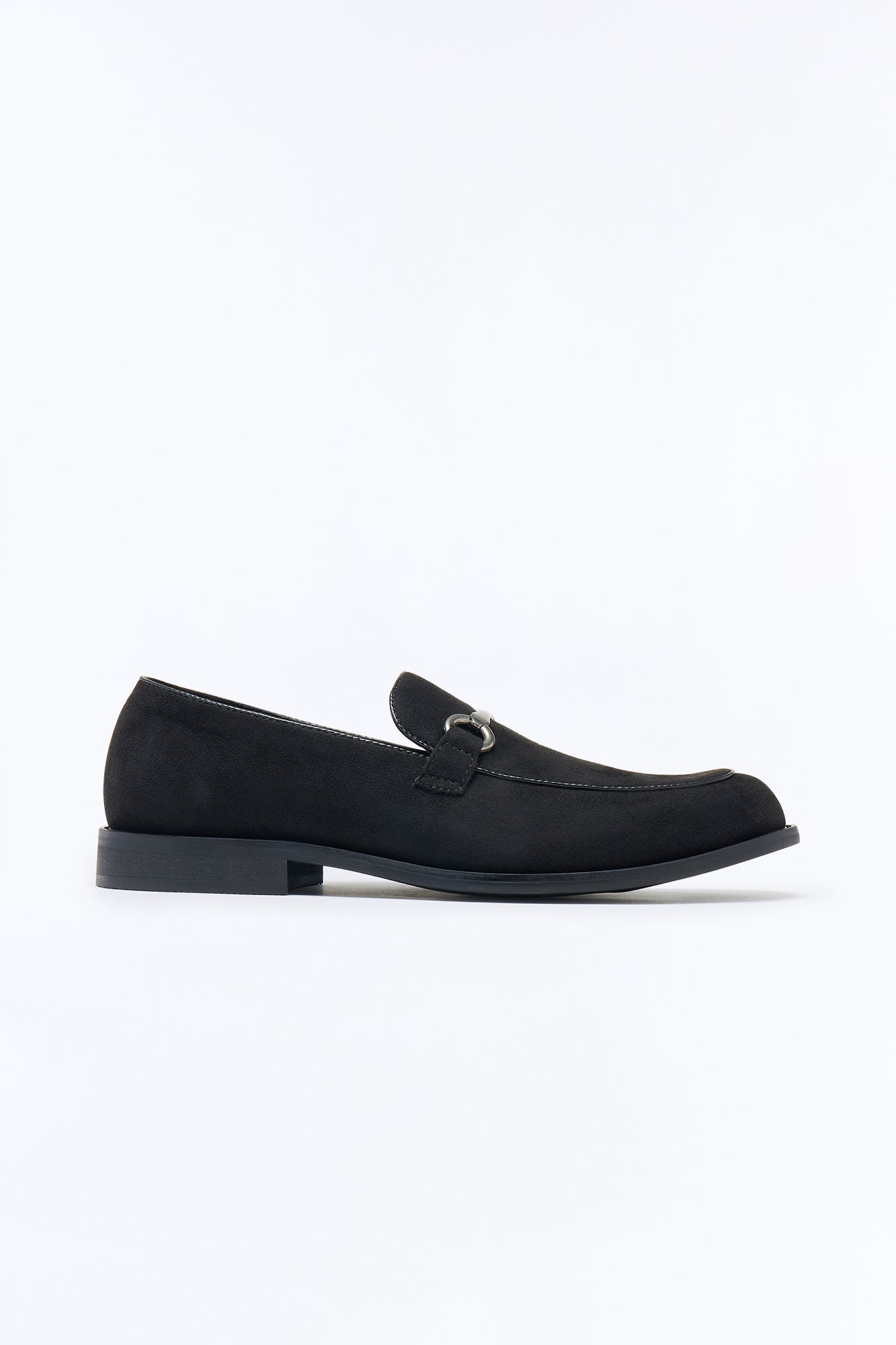 Classic Slip On Metal Detail Loafer - Black Fashion Nova