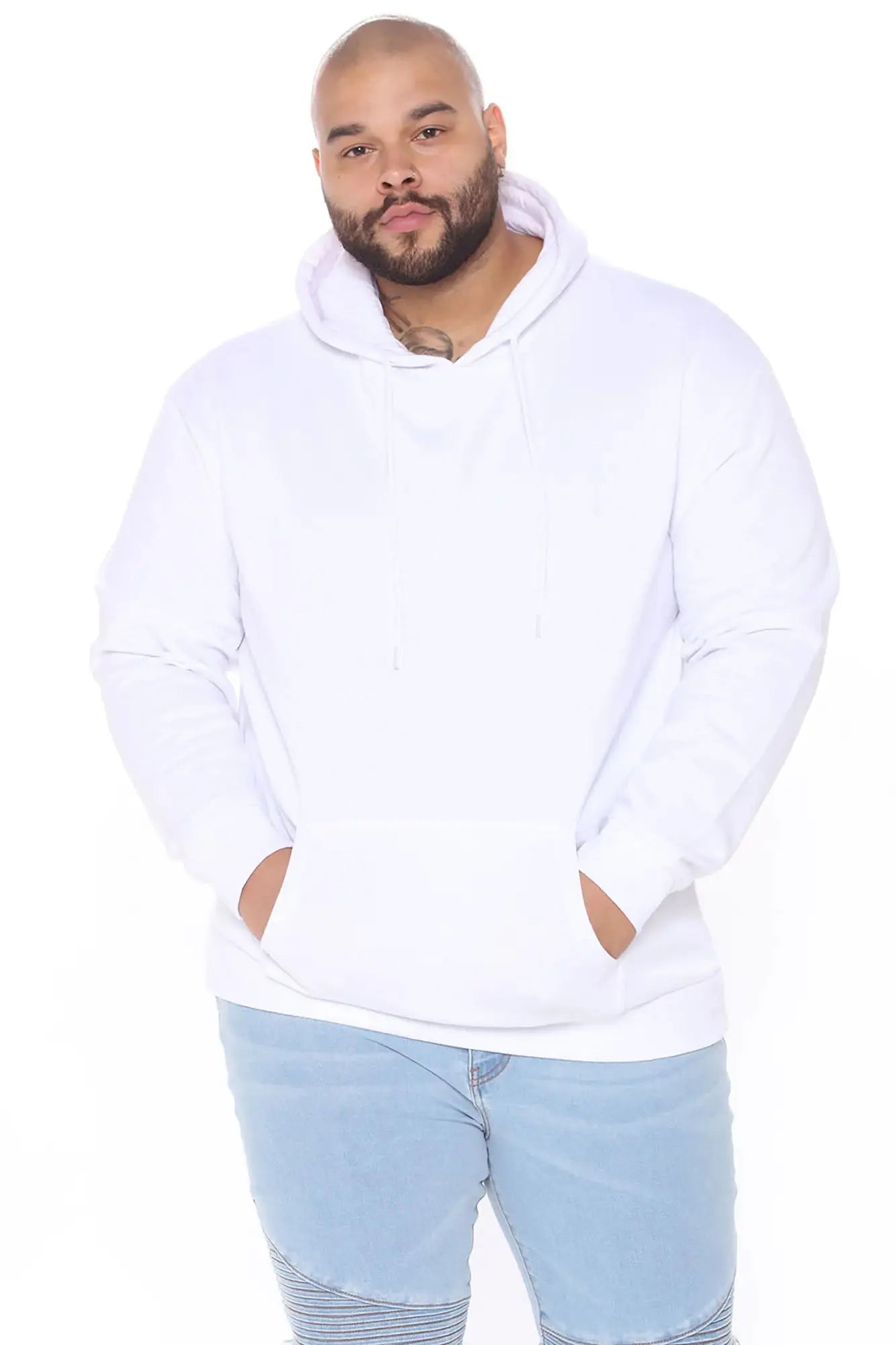 Tyson Hoodie - White Fashion Nova