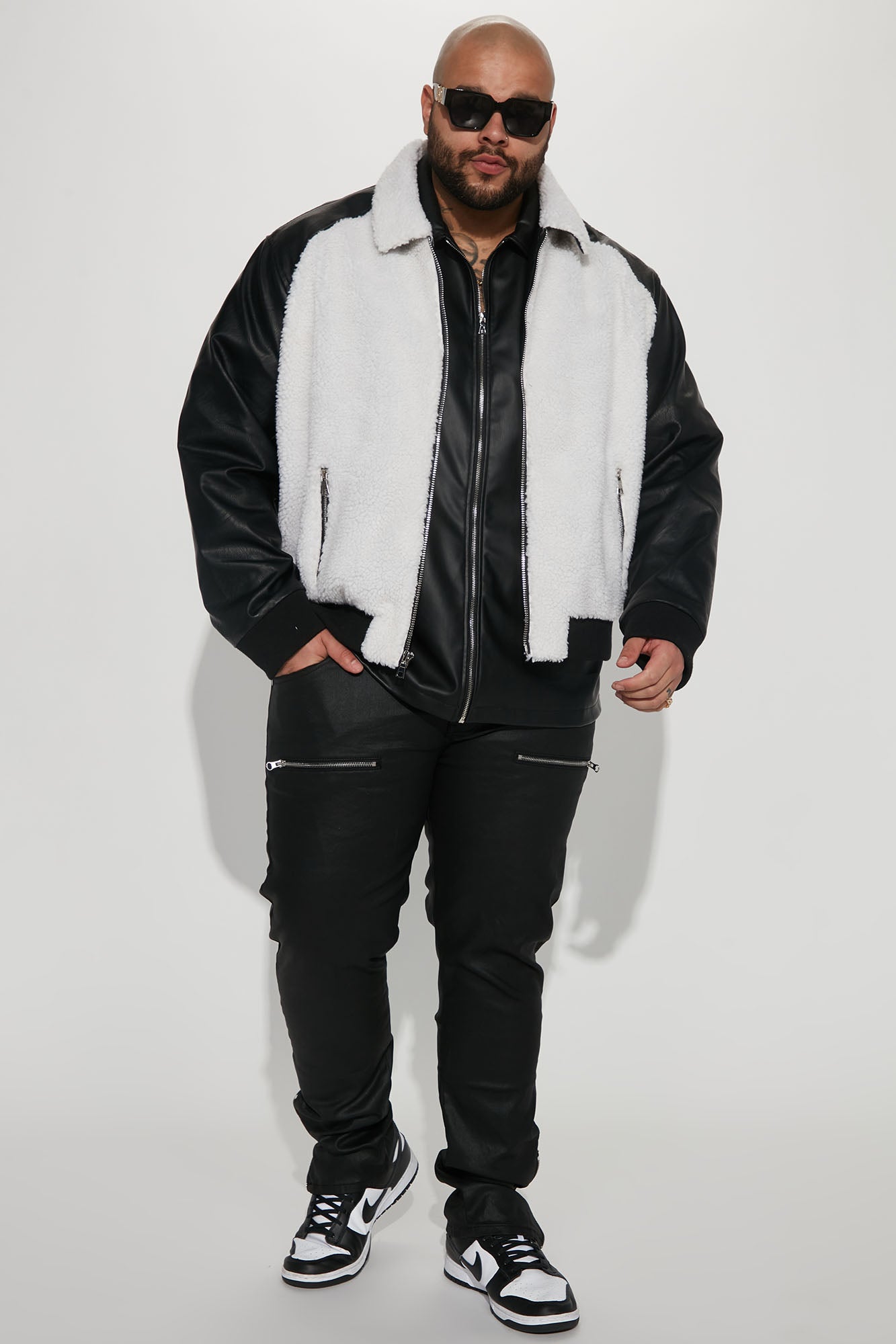 Keeping It Cool Waxed Skinny Pants - Black Fashion Nova