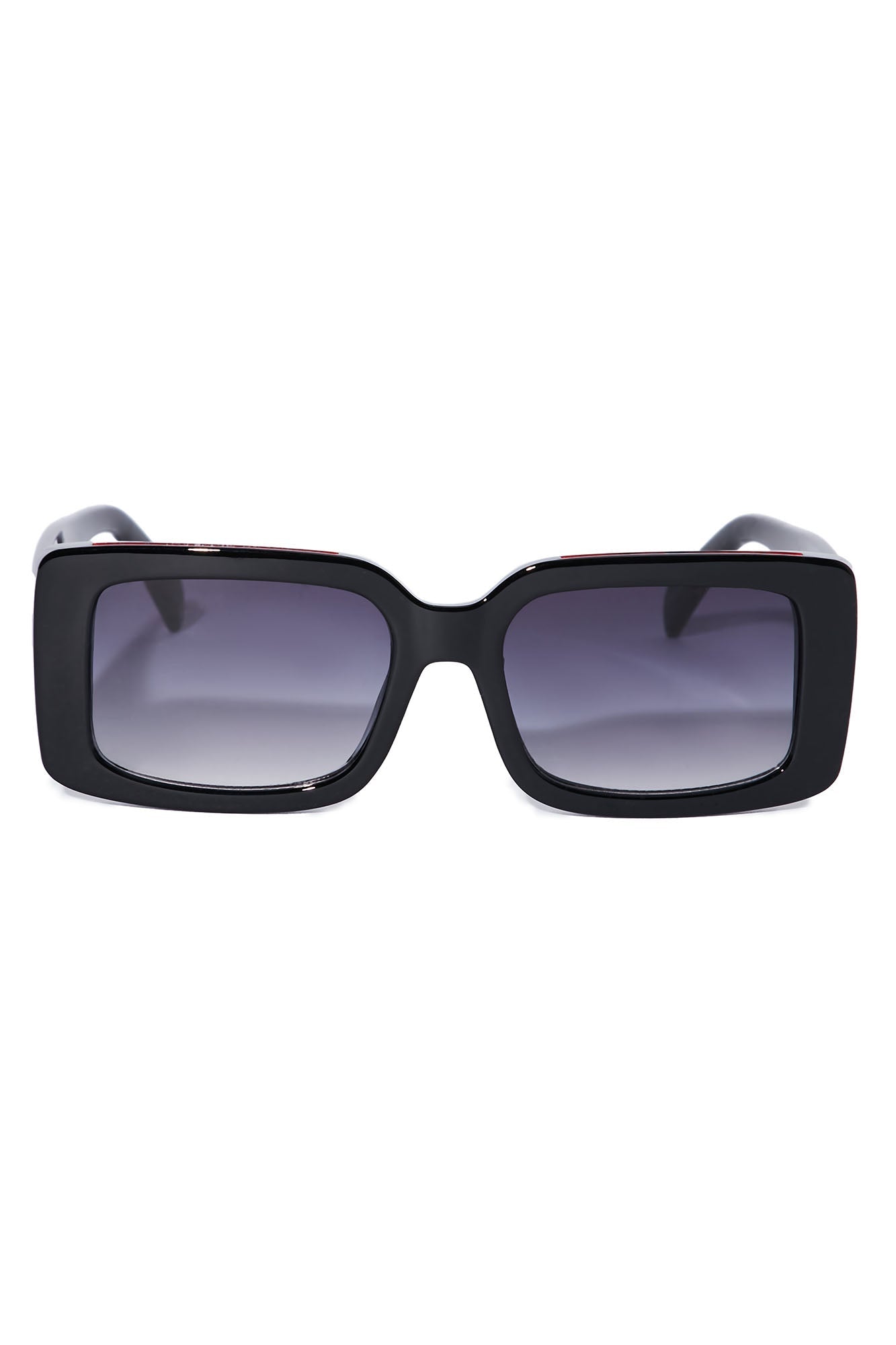 Players Club Sunglasses - Black/Red Fashion Nova