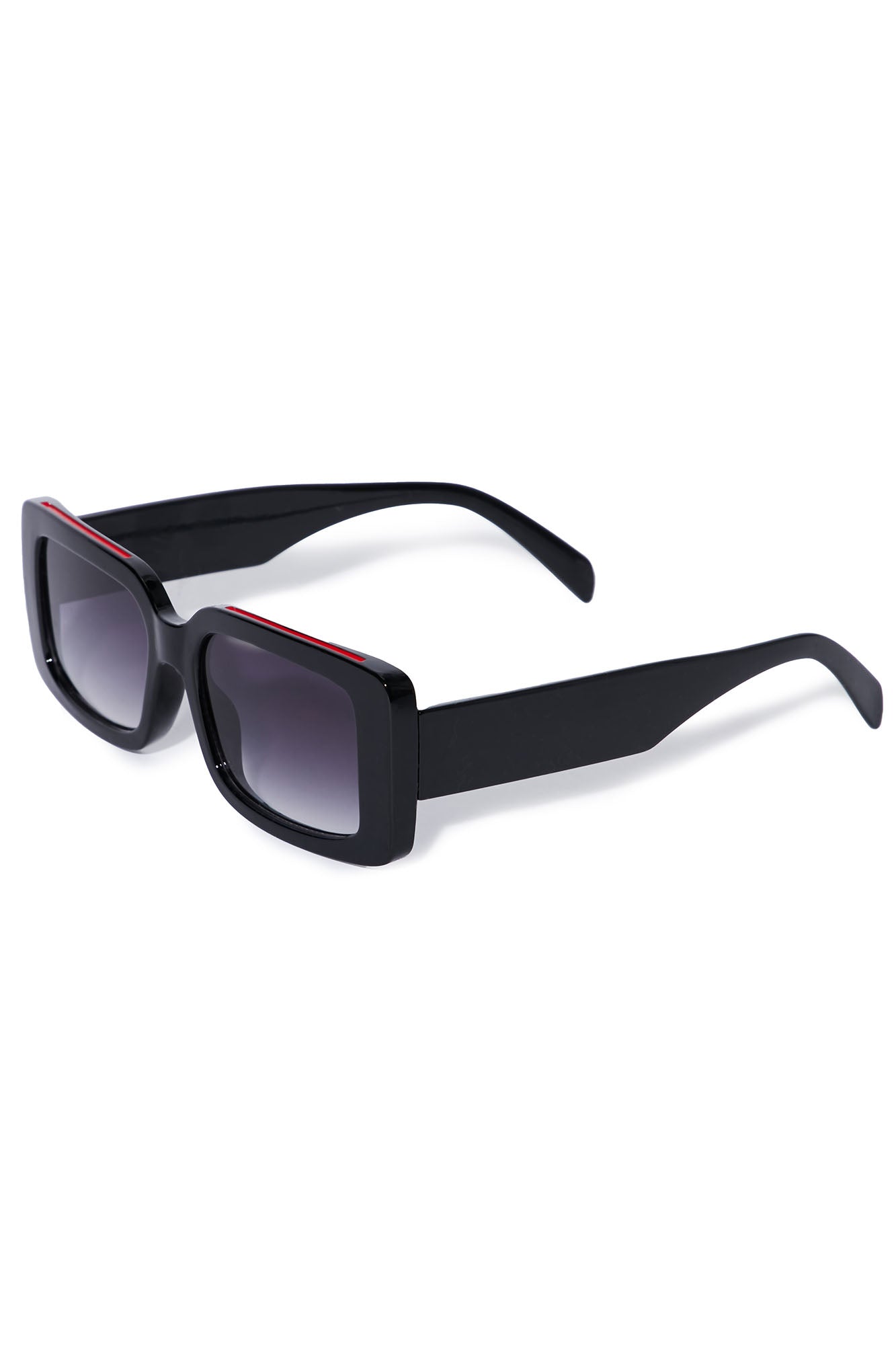 Players Club Sunglasses - Black/Red Fashion Nova
