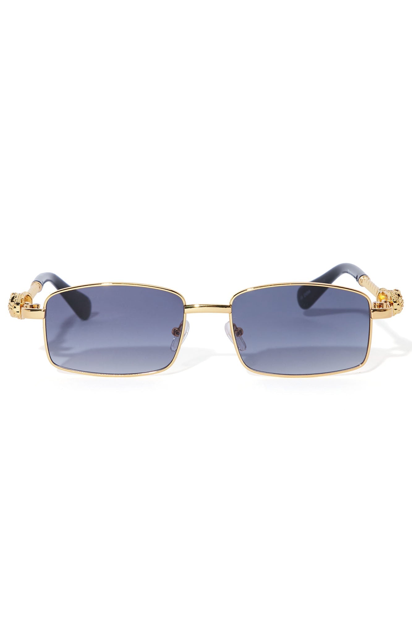 Keep An Eye Sunglasses - Gold Fashion Nova