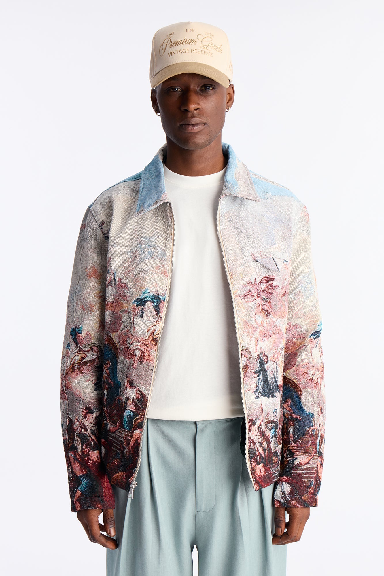 Renaissance Master Tapestry Work Jacket - Multi Color Fashion Nova