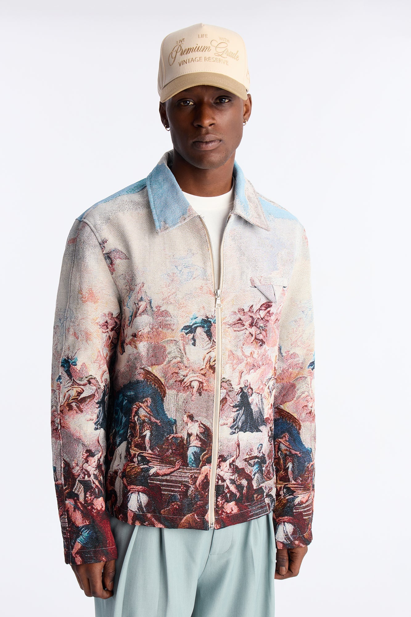 Renaissance Master Tapestry Work Jacket - Multi Color Fashion Nova