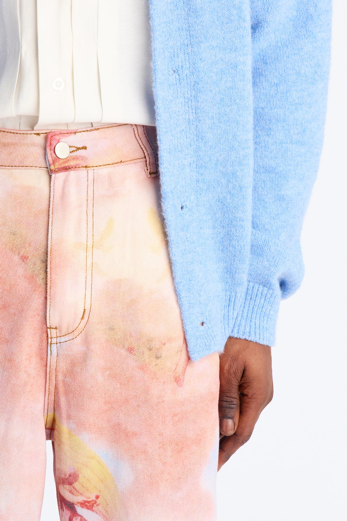 Baggy Angels Within The Clouds Jean - Pink Fashion Nova