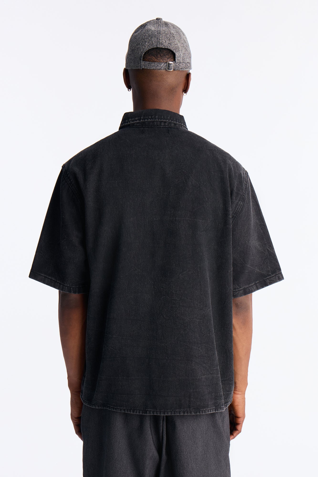 Saint Blaze Button Up Shirt - Black Wash Fashion Nova