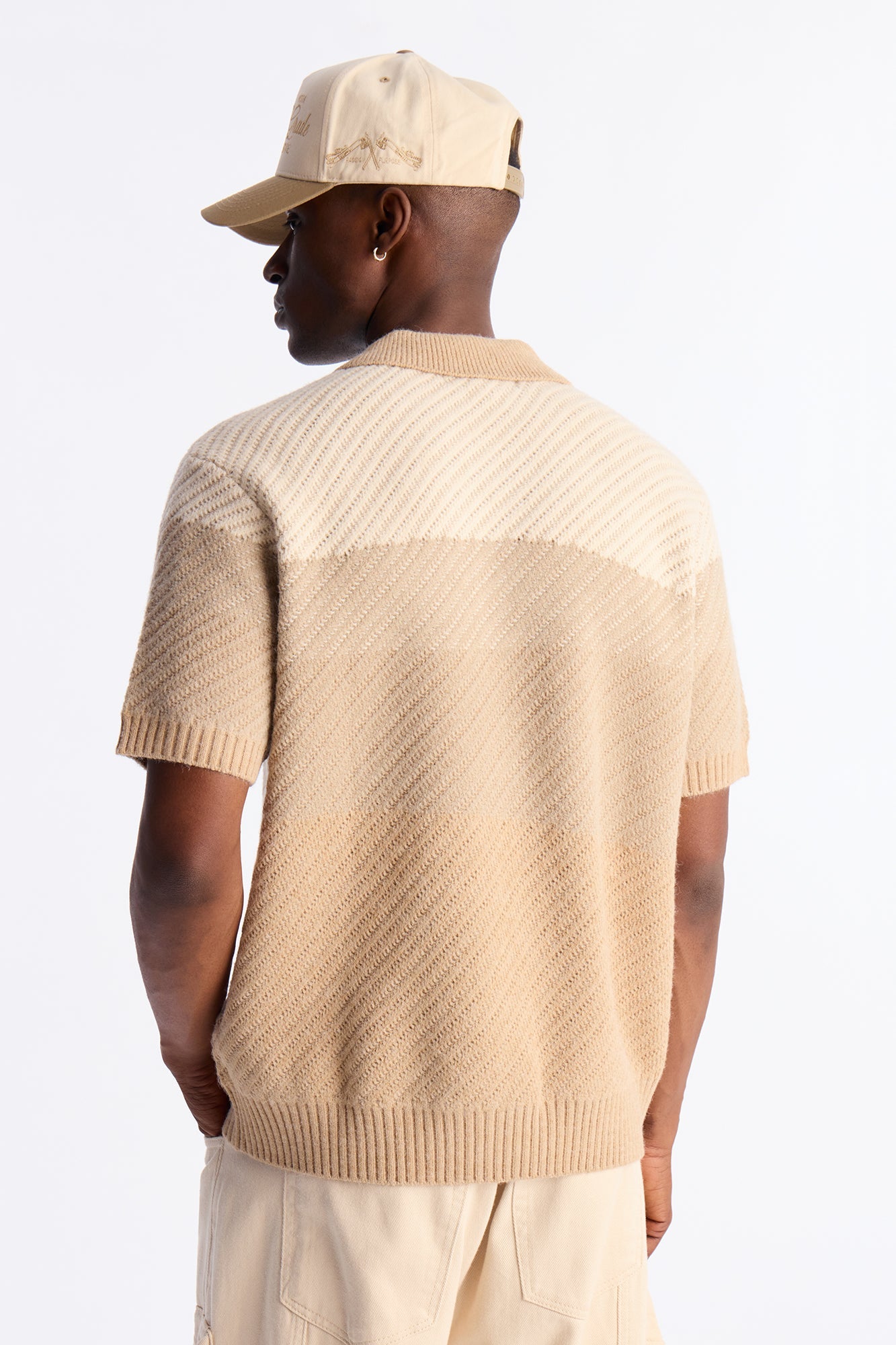 Atwater Sweater Polo - Tan Fashion Nova
