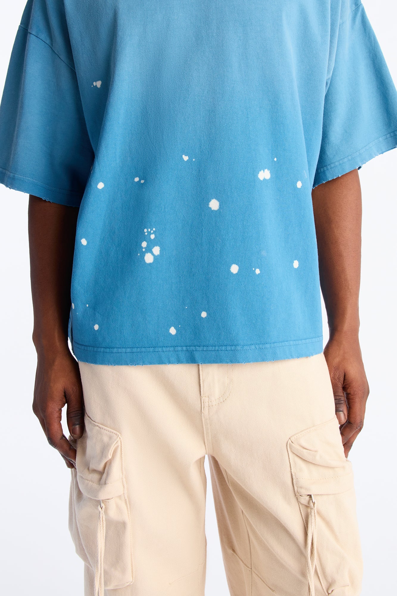 Boxy Studio Tee - Blue Fashion Nova