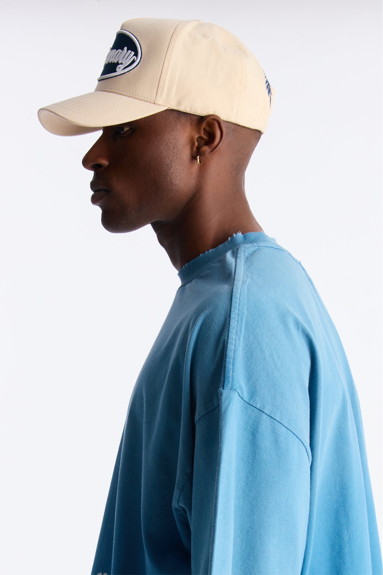 Boxy Studio Tee - Blue Fashion Nova