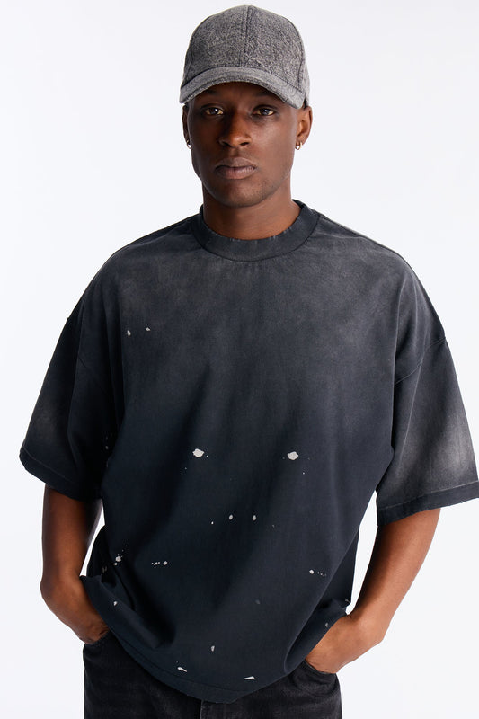 Boxy Studio Tee - Black Fashion Nova