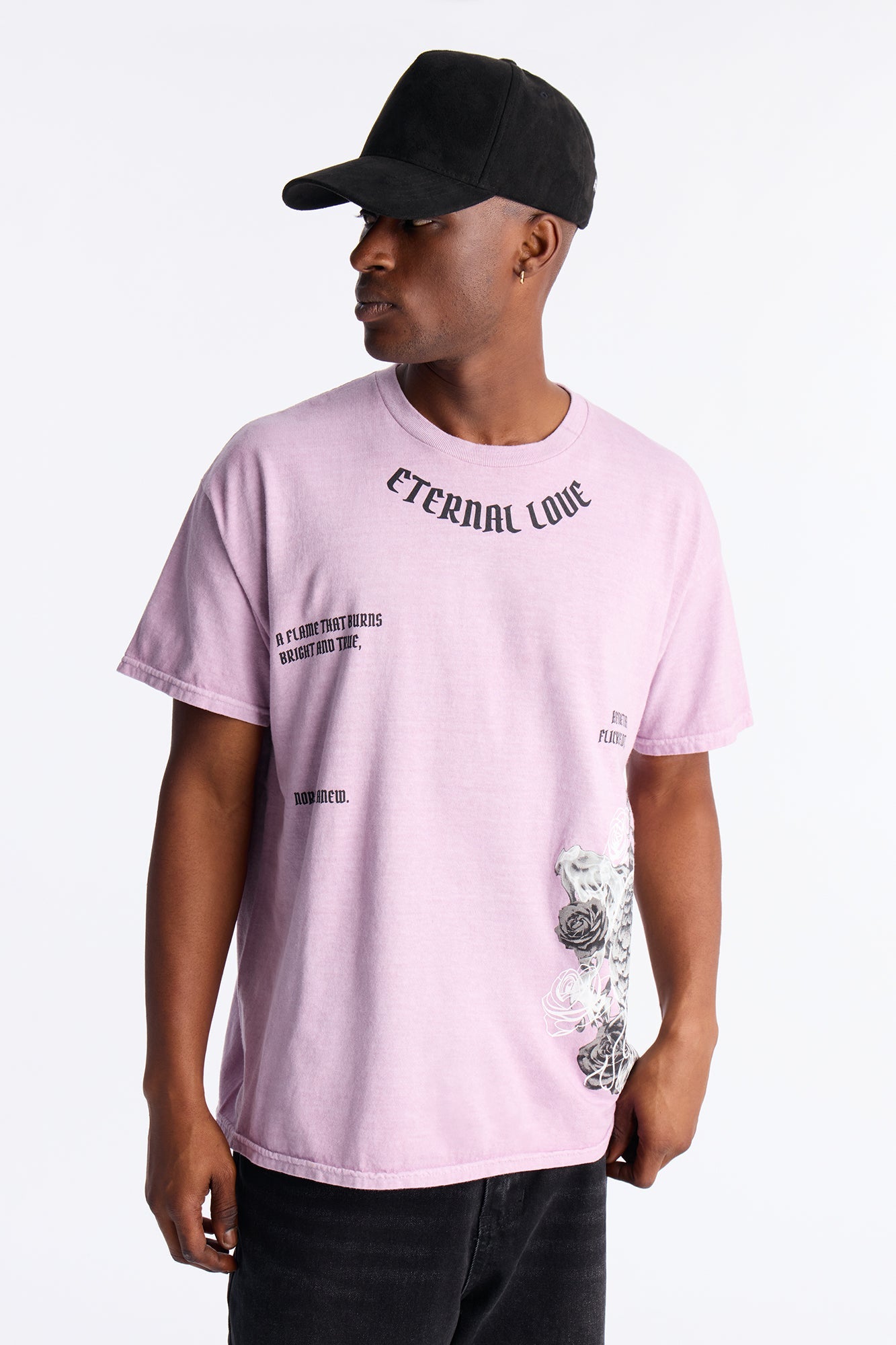 Eternal Love Oversized Short Sleeve Tee - Mauve Fashion Nova
