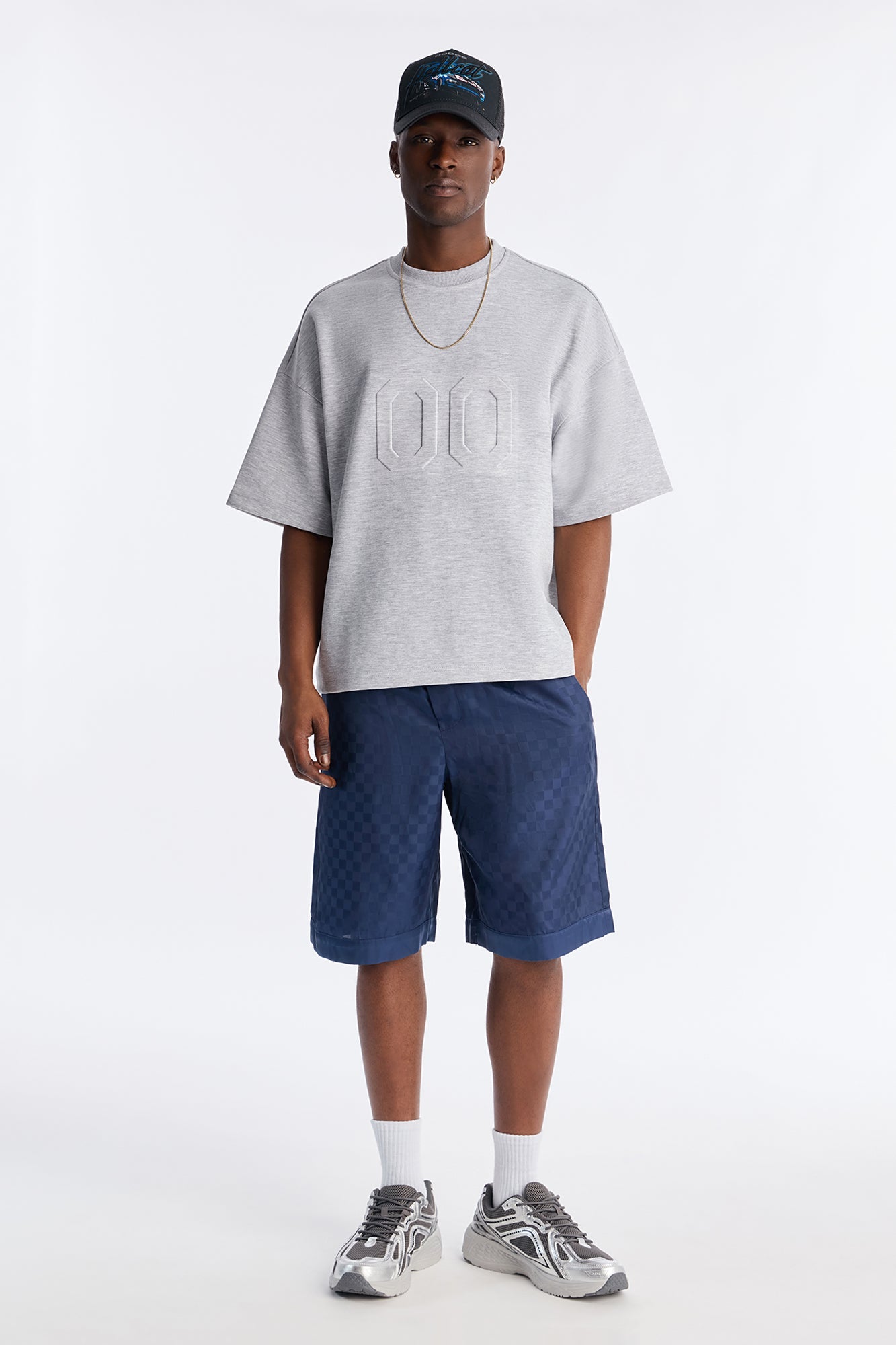 Baggy Arts District Ombre Short - Blue Fashion Nova