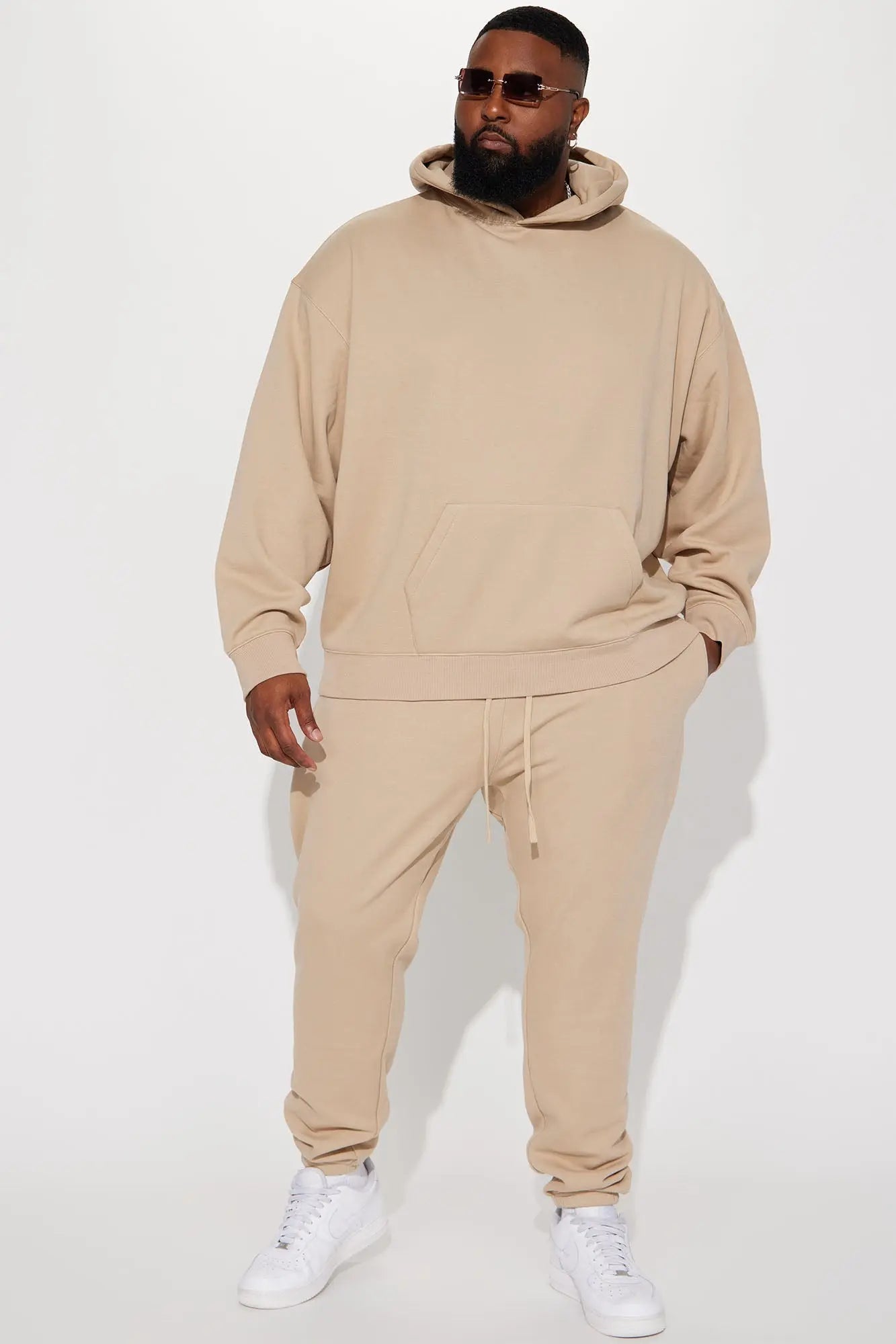 Tyson Heavyweight Sweat Jogger - Taupe Fashion Nova